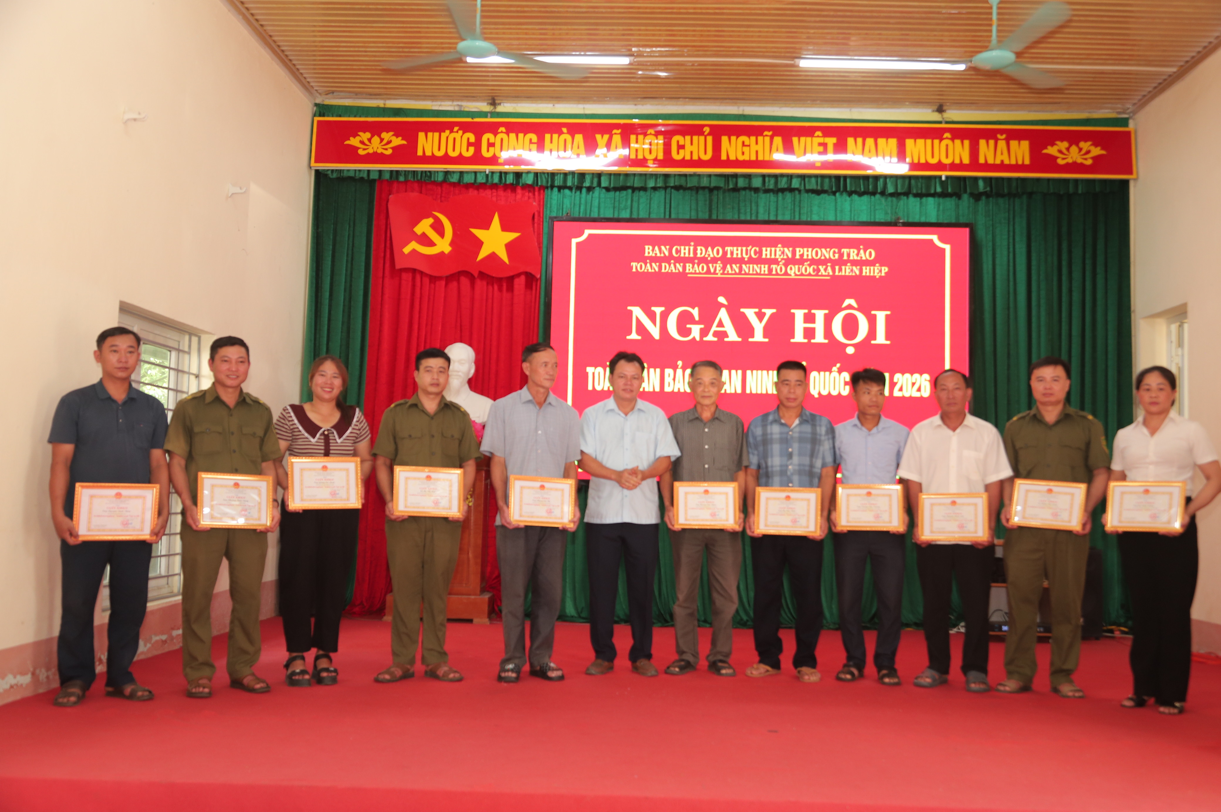 Xã Liên Hiệp tổ chức Ngày hội Toàn dân bảo vệ an ninh Tổ quốc năm 2026