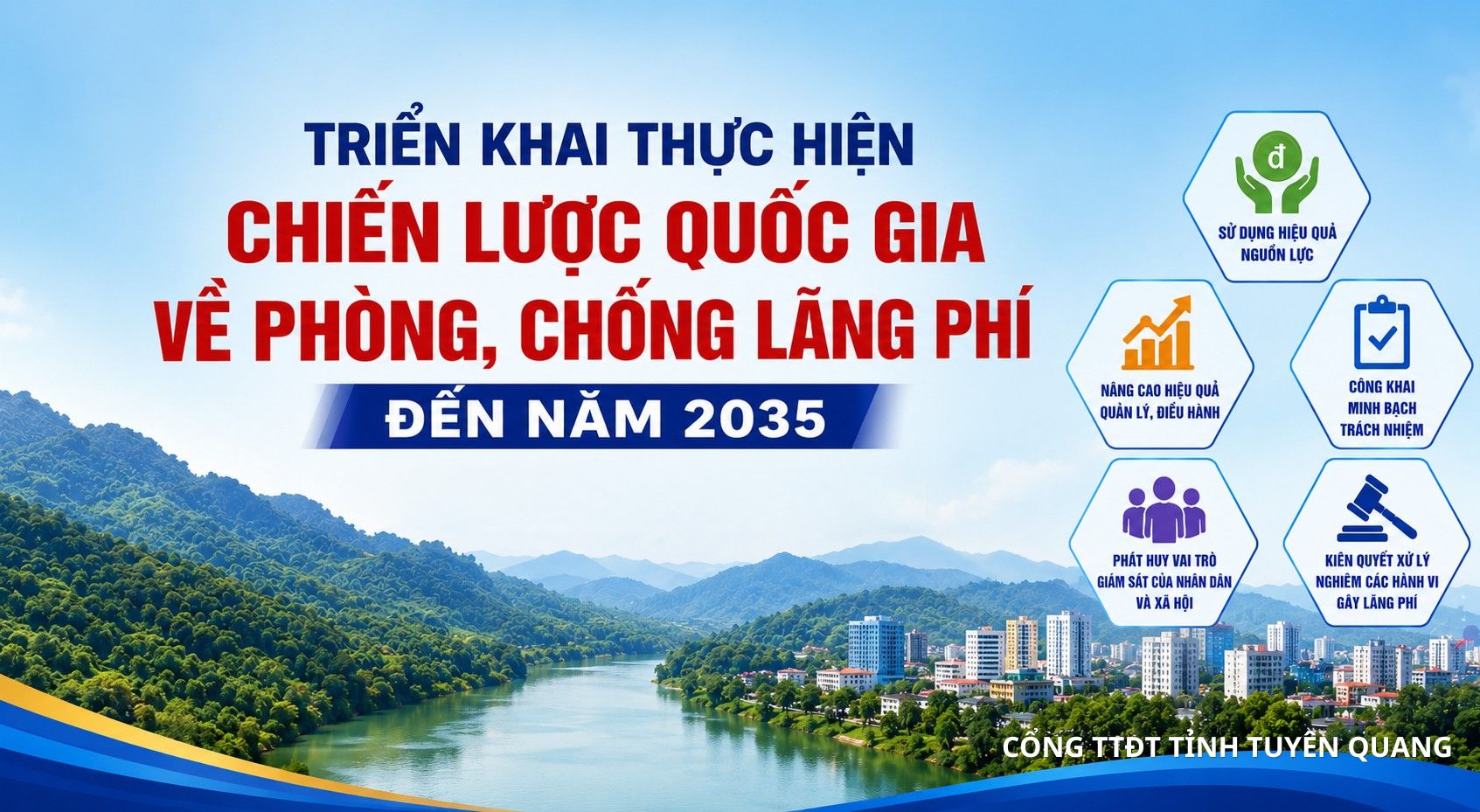 Triển khai thực hiện Chiến lược Quốc gia về phòng, chống lãng phí đến năm 2035 trên địa bàn tỉnh Tuyên Quang