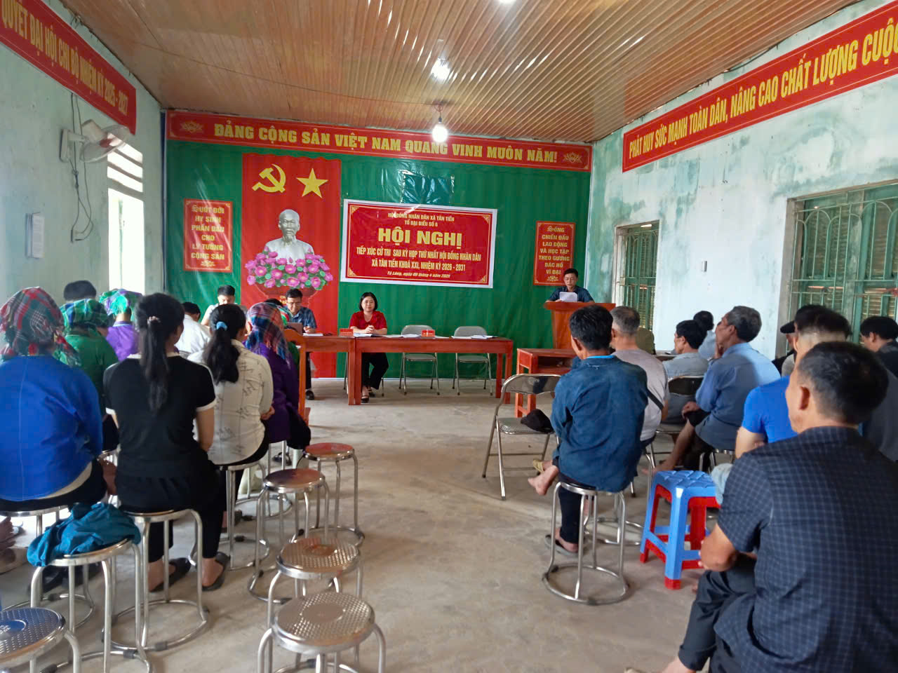 Hội nghị tiếp xúc cử tri sau Kỳ họp thứ nhất, HĐND xã khóa XXI, nhiệm kỳ 2021–2026 của Tổ đại biểu số 6