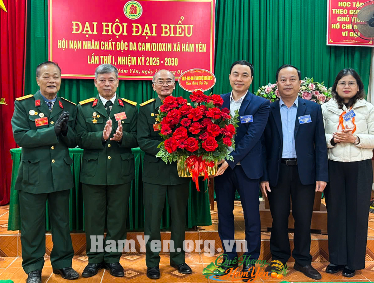 Đại hội đại biểu Hội Nạn nhân chất độc da cam/dioxin xã Hàm Yên lần thứ nhất, nhiệm kỳ 2025 – 2030