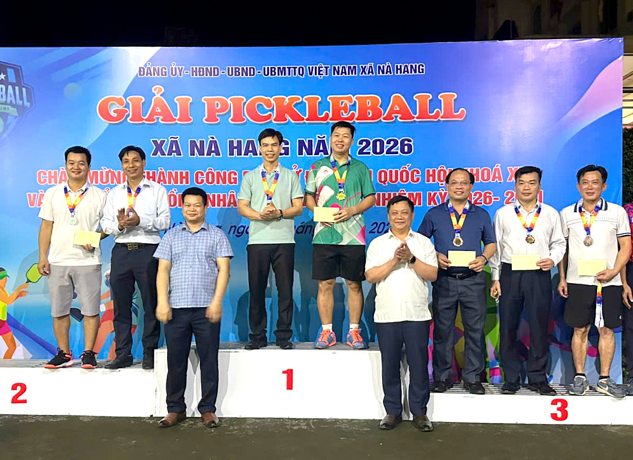 Giải Pickleball xã Nà Hang năm 2026