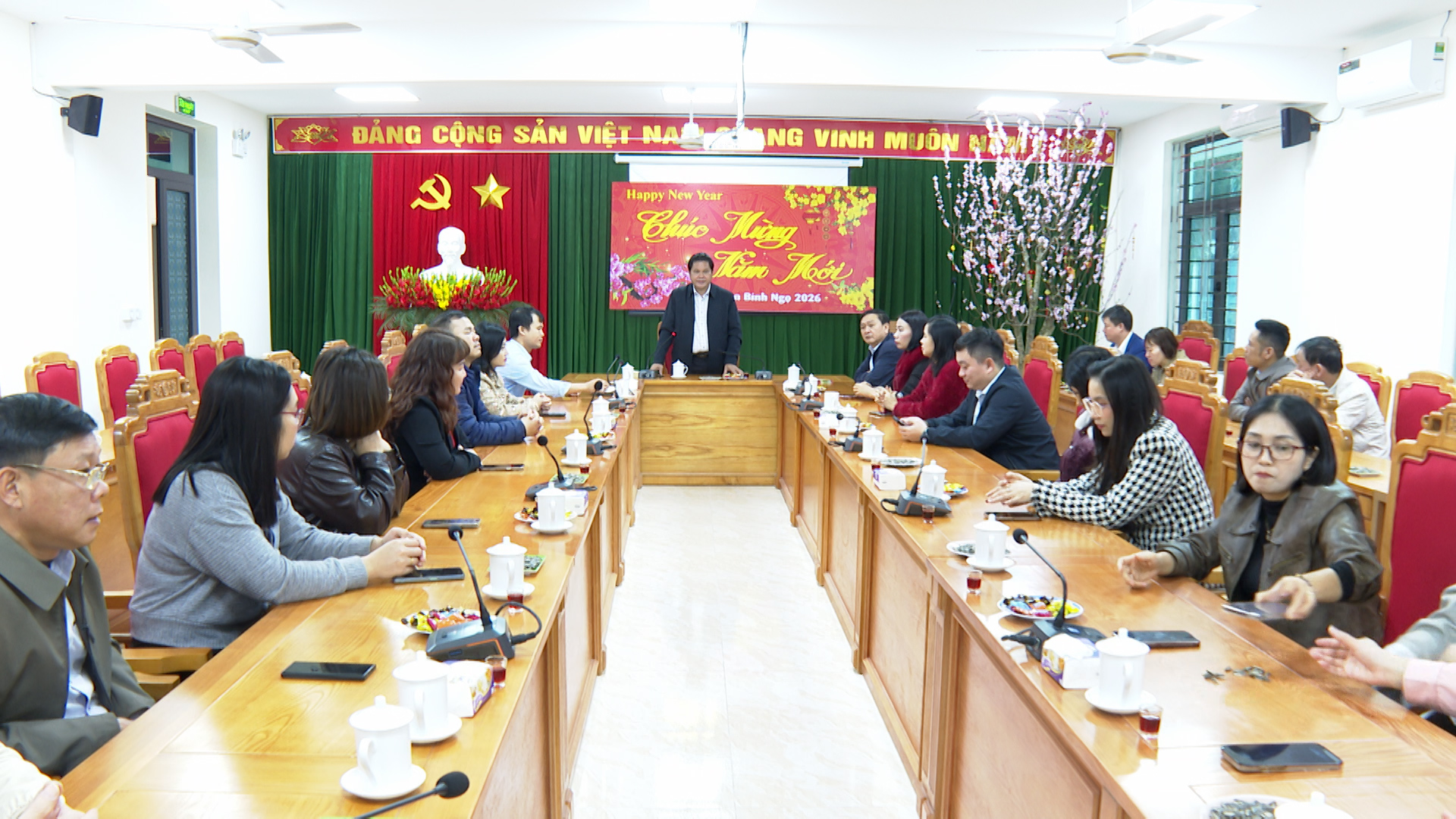 Đảng ủy phường Hà Giang 2 gặp mặt đầu Xuân Bính Ngọ 2026