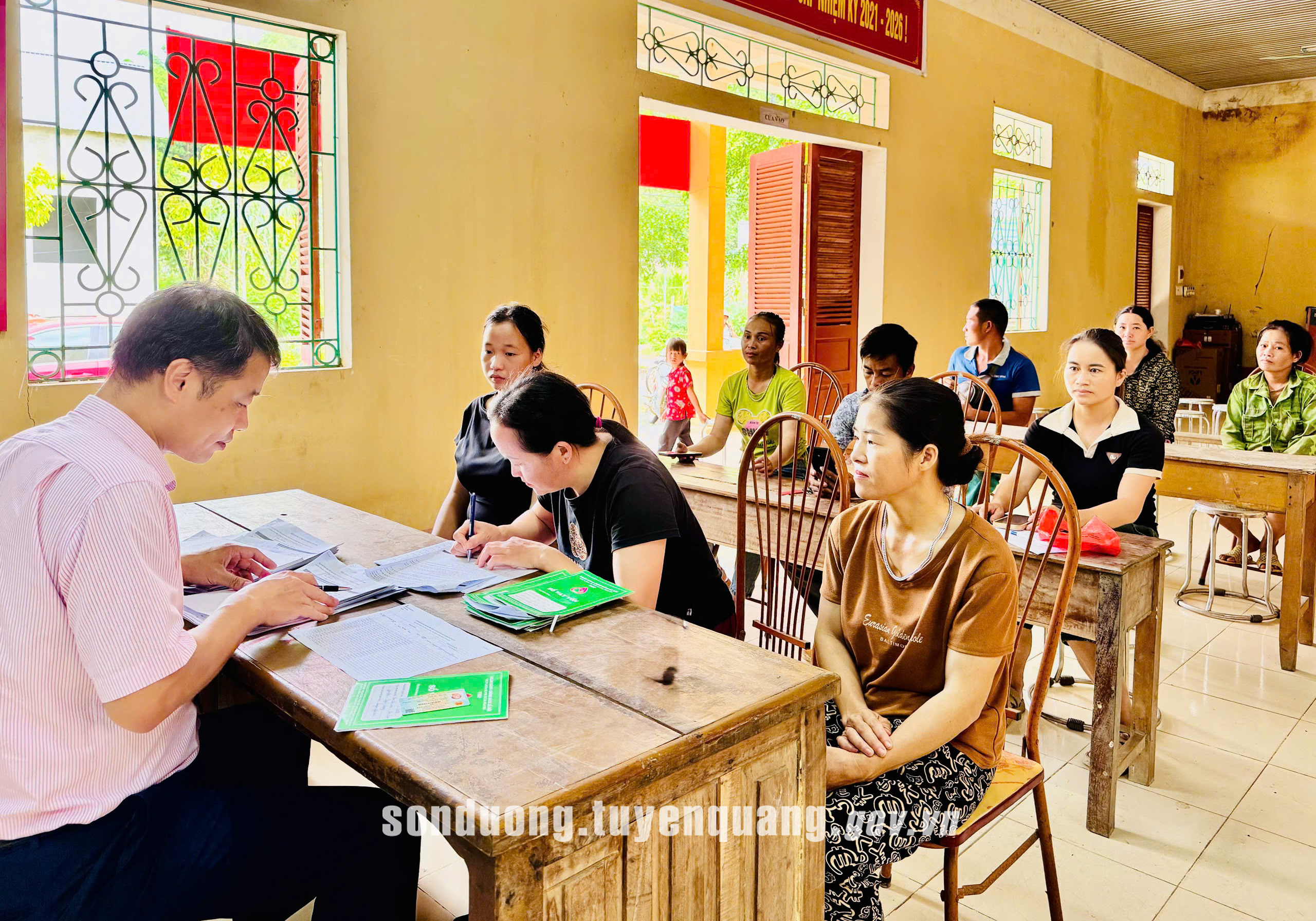 Phòng giao dịch Ngân hàng Chính sách xã hội Sơn Dương triển khai đối chiếu, phân loại nợ năm 2025
