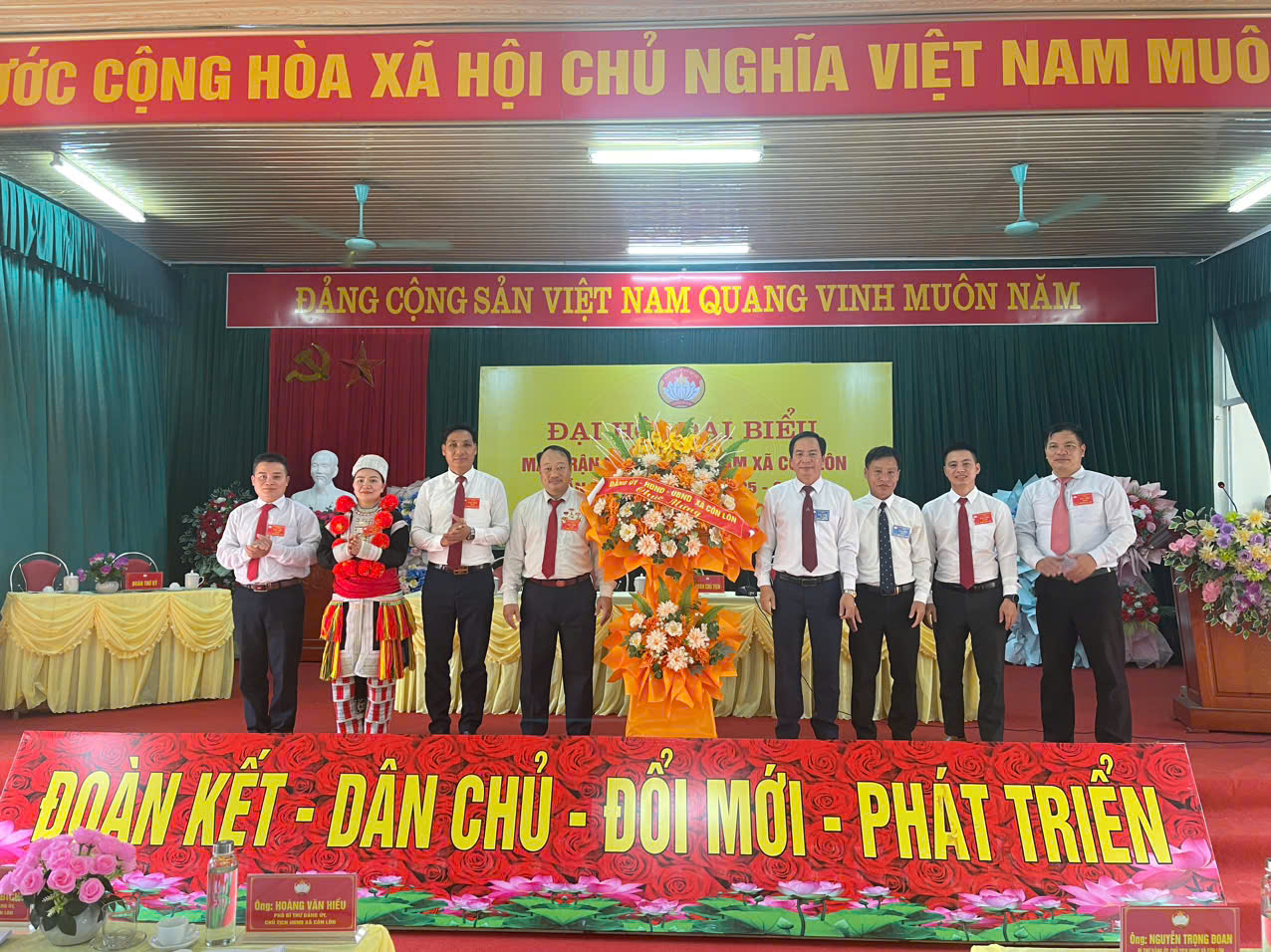 ĐẠI HỘI ĐẠI BIỂU MẶT TRẬN TỔ QUỐC VIỆT NAM XÃ CÔN LÔN LẦN THỨ I, NHIỆM KỲ 2025 – 2030 THÀNH CÔNG TỐT ĐẸP