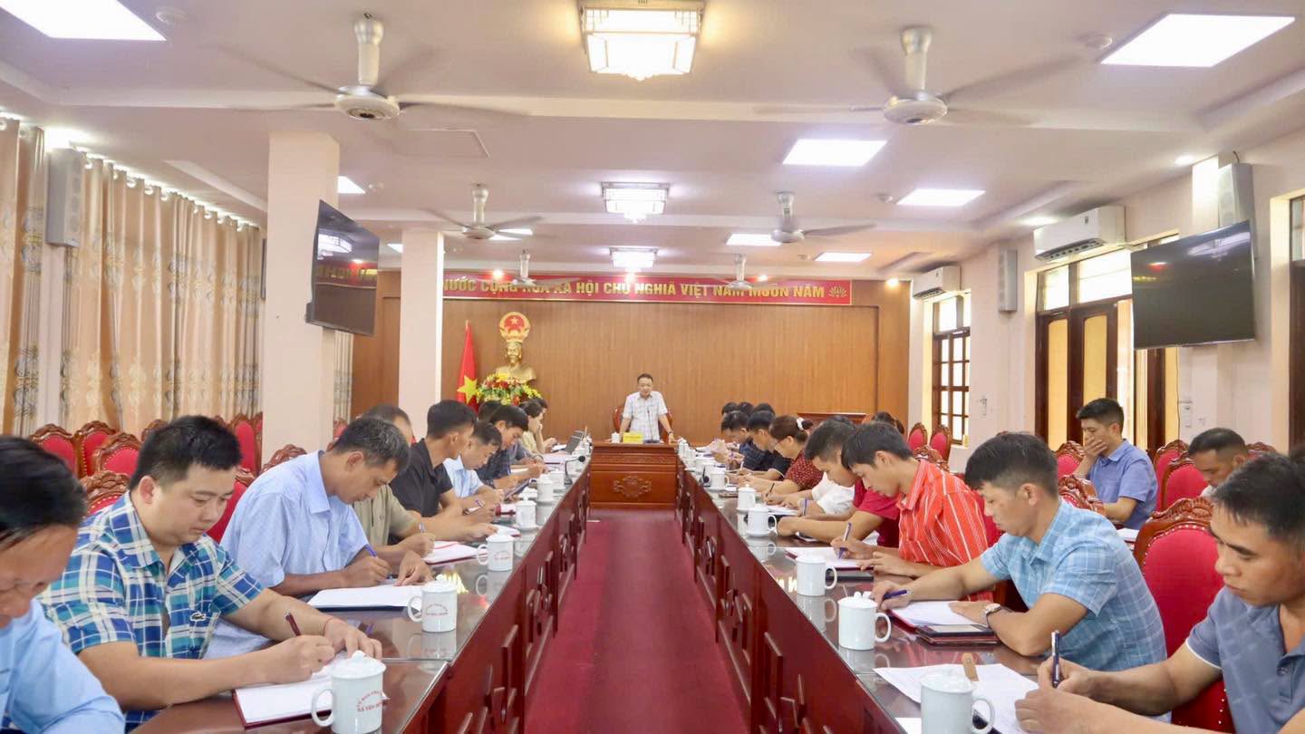 XÃ YÊN MINH HỌP TRIỂN KHAI TRỒNG CÂY QUẾ VÀ CÂY SA NHÂN TÍM GẮN VỚI LIÊN KẾT SẢN XUẤT, TIÊU THỤ SẢN PHẨM