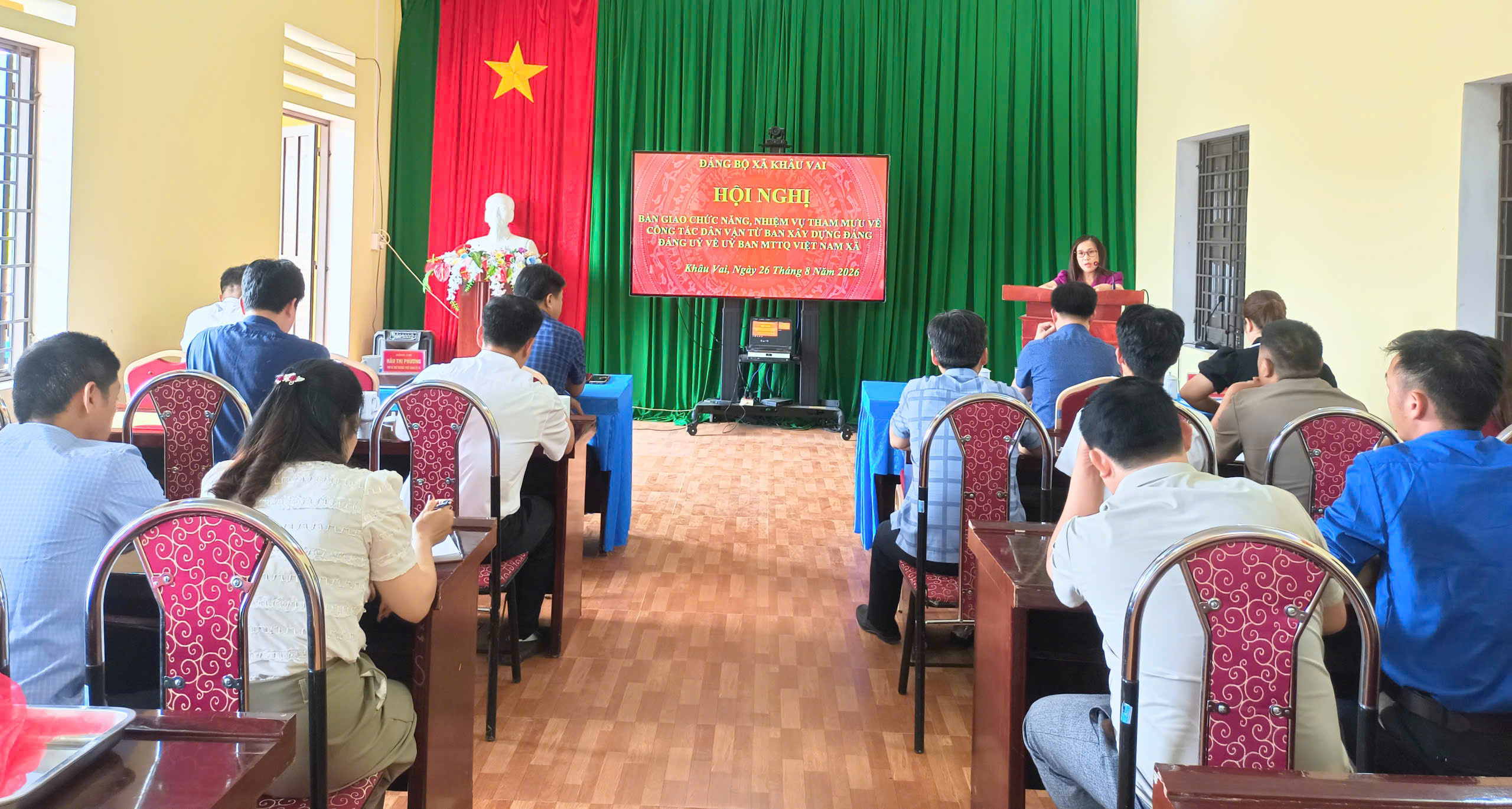 Bàn giao chức năng, nhiệm vụ tham mưu về công tác dân vận từ BXDĐ về Ủy ban MTTQ xã
