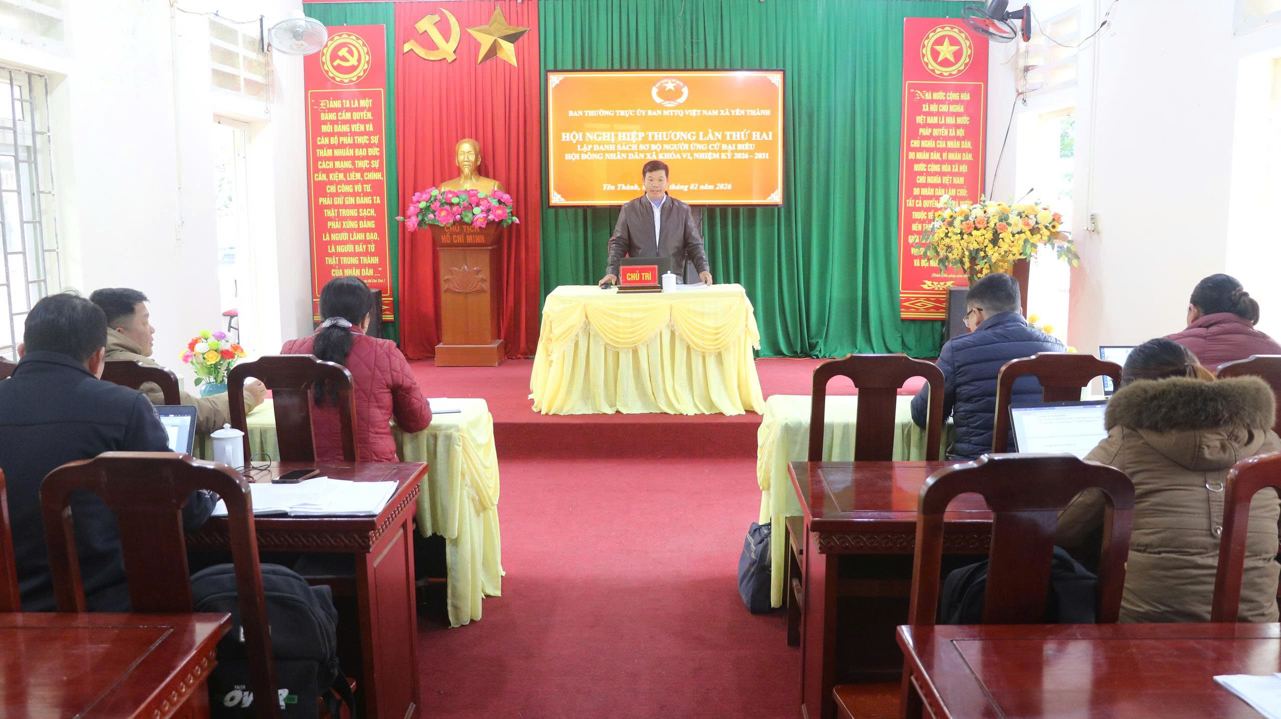 MTTQ xã Yên Thành: Hội nghị hiệp thương lần thứ hai