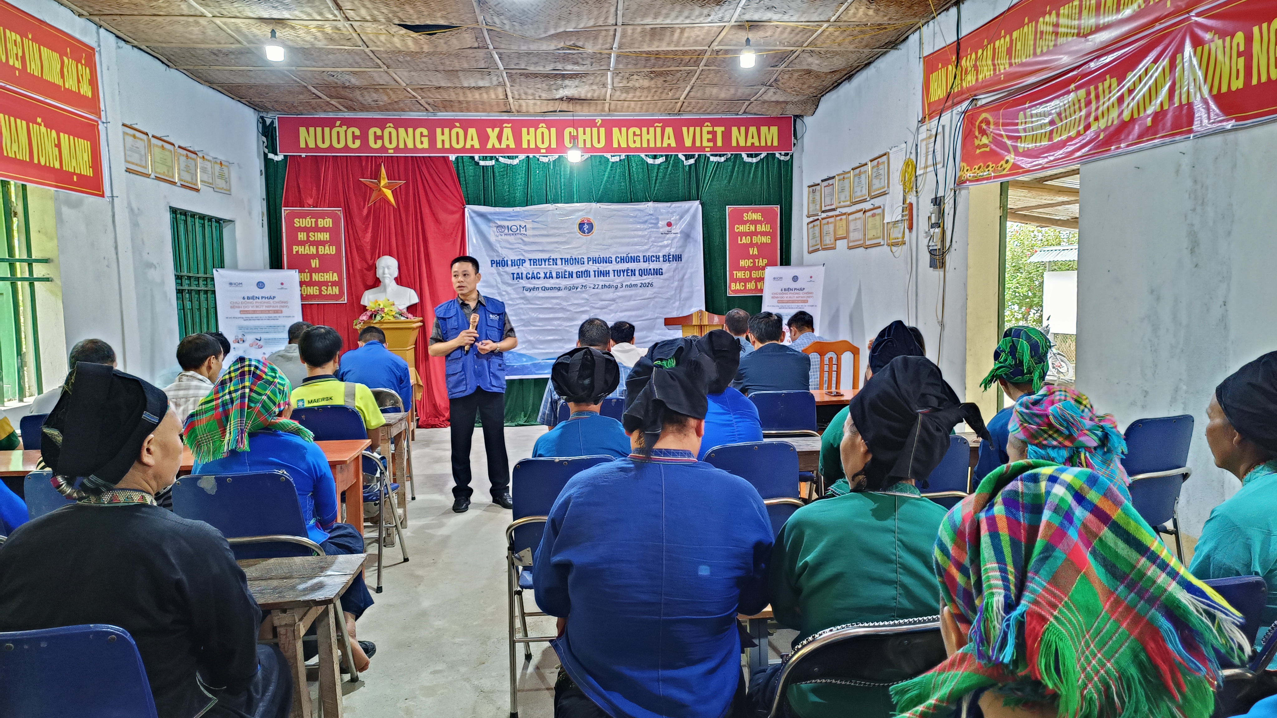 Chương trình truyền thông phòng, chống dịch bệnh tại thôn Cóc Mưi Hạ, xã Thàng Tín