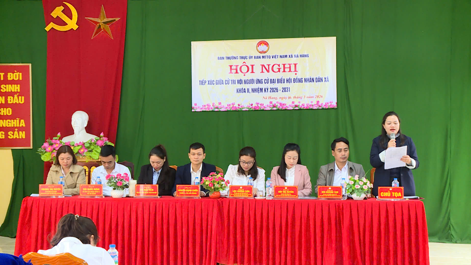 Hội nghị tiếp xúc cử tri với người ứng cử đại biểu HĐND xã khóa II, nhiệm kỳ 2026 – 2031 tại 2 thôn 8+9