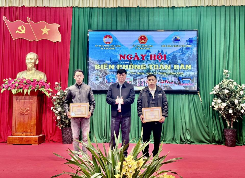 XÃ PHỐ BẢNG TỔ CHỨC “NGÀY HỘI BIÊN PHÒNG TOÀN DÂN” NĂM 2026