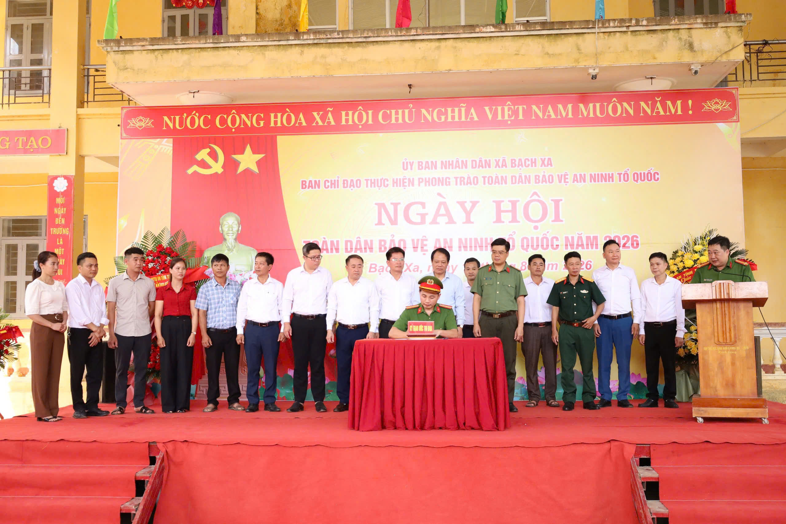  XÃ BẠCH XA TỔ CHỨC NGÀY HỘI TOÀN DÂN BẢO VỆ AN NINH TỔ QUỐC NĂM 2026 