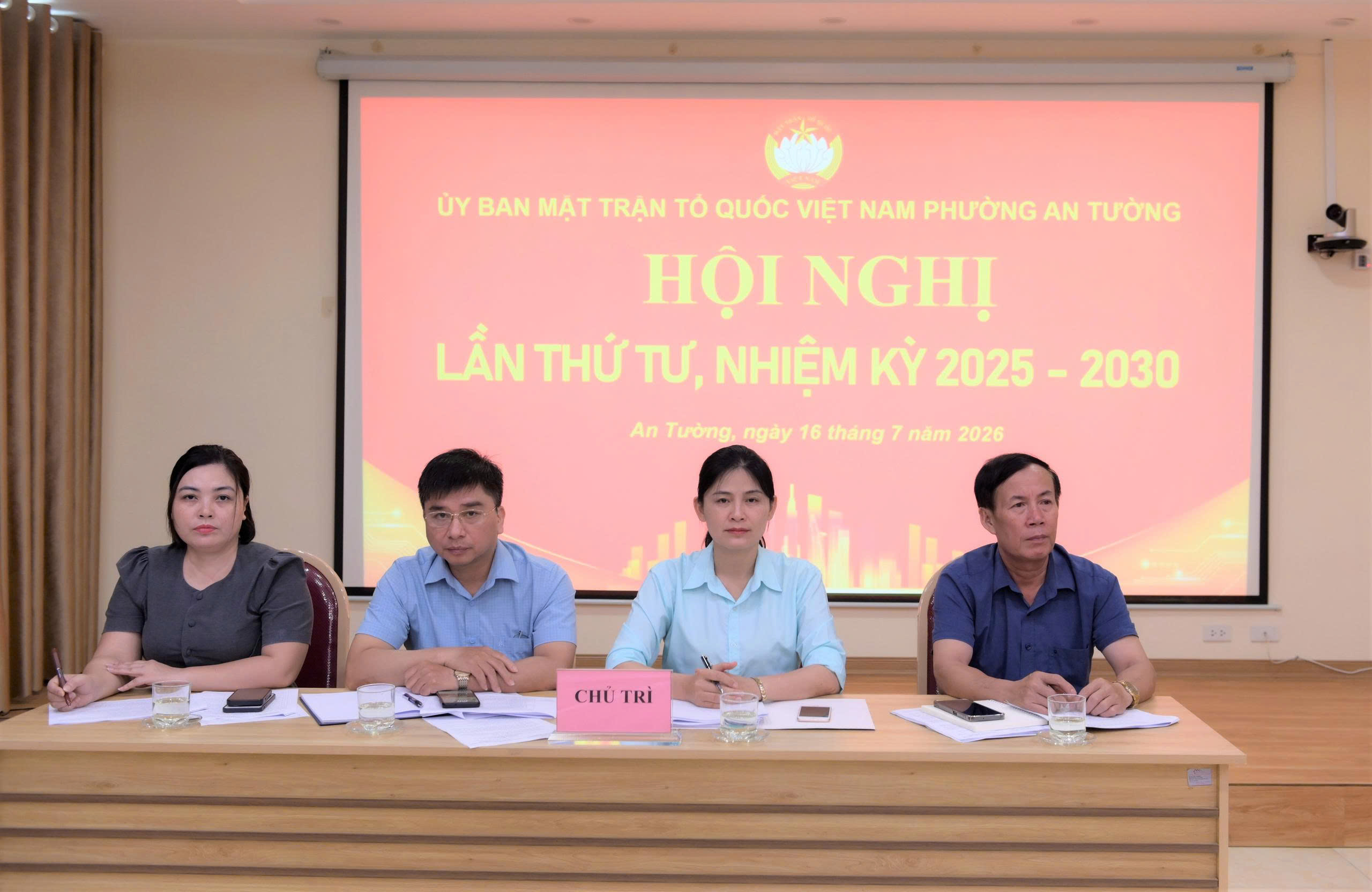 Ban Thường trực Ủy ban MTTQ Việt Nam phường An Tường tổ chức Hội nghị lần thứ tư, nhiệm kỳ 2025 – 2030
