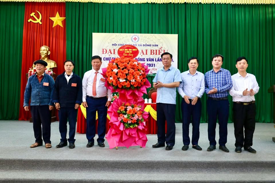 ĐẠI HỘI ĐẠI BIỂU HỘI CHỮ THẬP ĐỎ  XÃ ĐỒNG VĂN LẦN THỨ I, NHIỆM KỲ 2026 – 2031. 