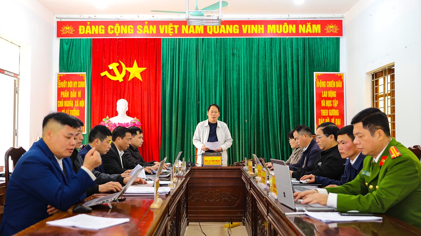 HỘI NGHỊ BAN THƯỜNG VỤ ĐẢNG ỦY XÃ HỒ THẦU THÁNG 01/2026