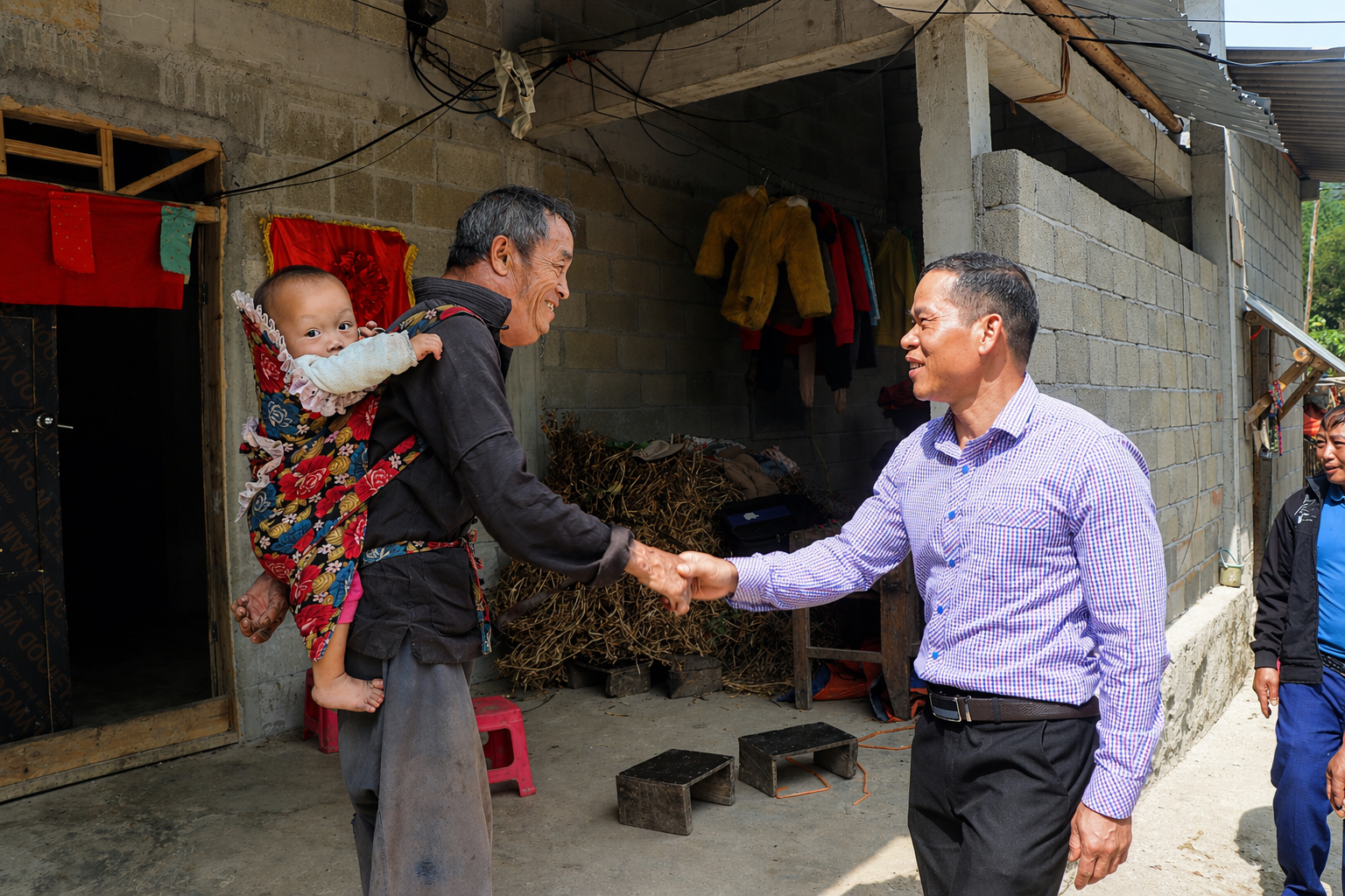 TỪ MÁI NHÀ MỚI ĐẾN LÁ CỜ TỔ QUỐC: LŨNG CÚ CHĂM LO TOÀN DIỆN CHO HỘ NGHÈO