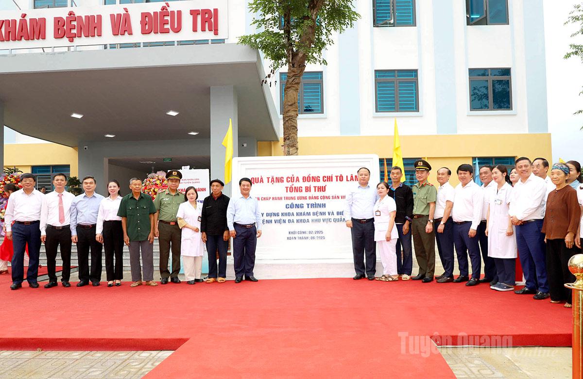 Khánh thành Khoa khám bệnh và điều trị, Bệnh viện Đa khoa khu vực Quản Bạ do Tổng Bí thư Tô Lâm trao tặng