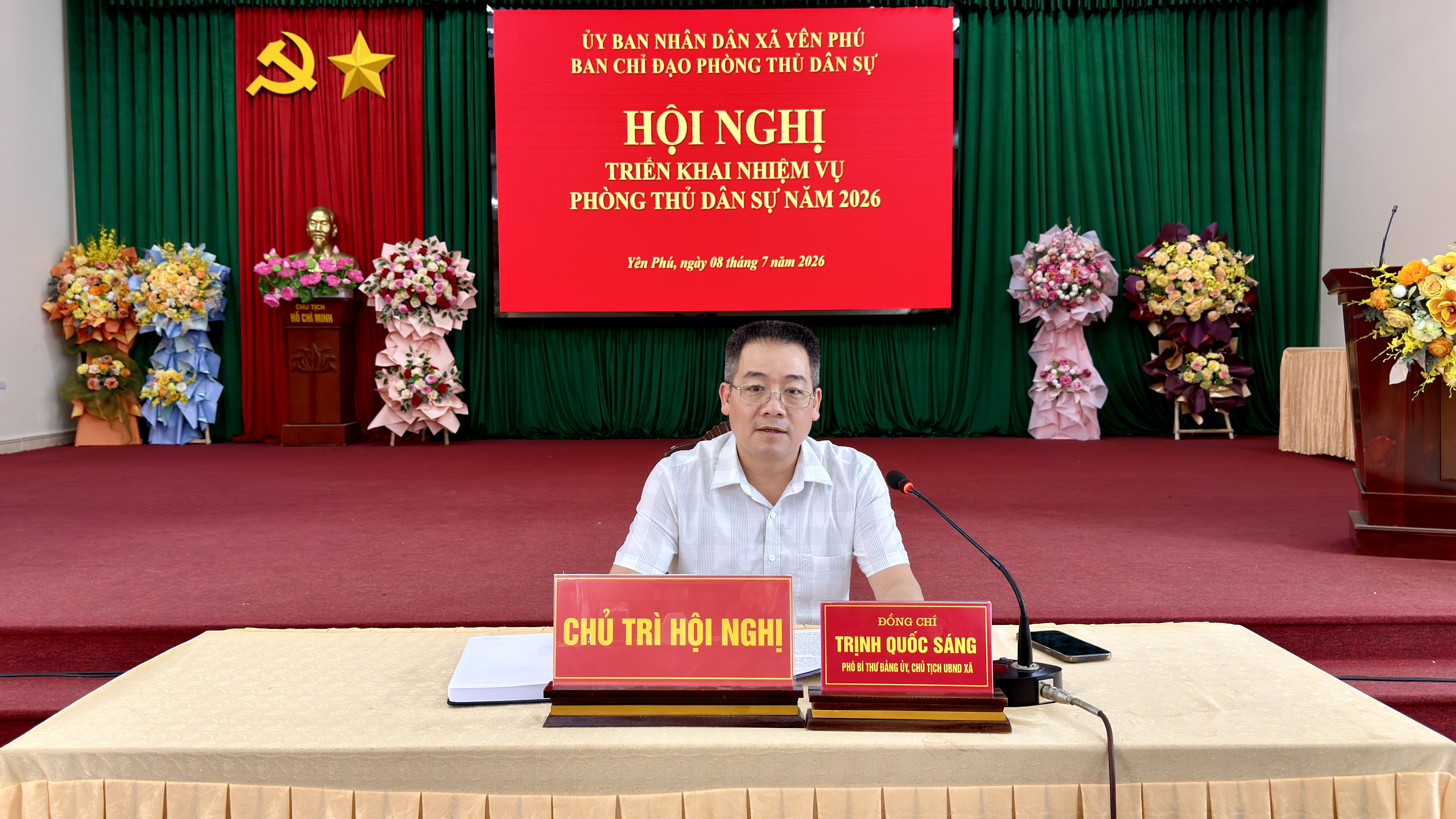 HỘI NGHỊ TRIỂN KHAI NHIỆM VỤ PHÒNG THỦ DÂN SỰ NĂM 2026