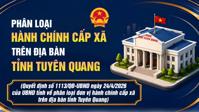 Phân loại hành chính cấp xã trên địa bàn tỉnh Tuyên Quang