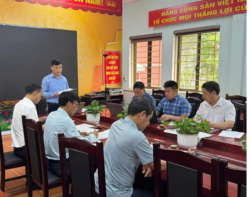 THỰC HIỆN KẾ HOẠCH KIỂM TRA, GIÁM SÁT NĂM 2026 CỦA ỦY BAN KIỂM TRA ĐẢNG ỦY.