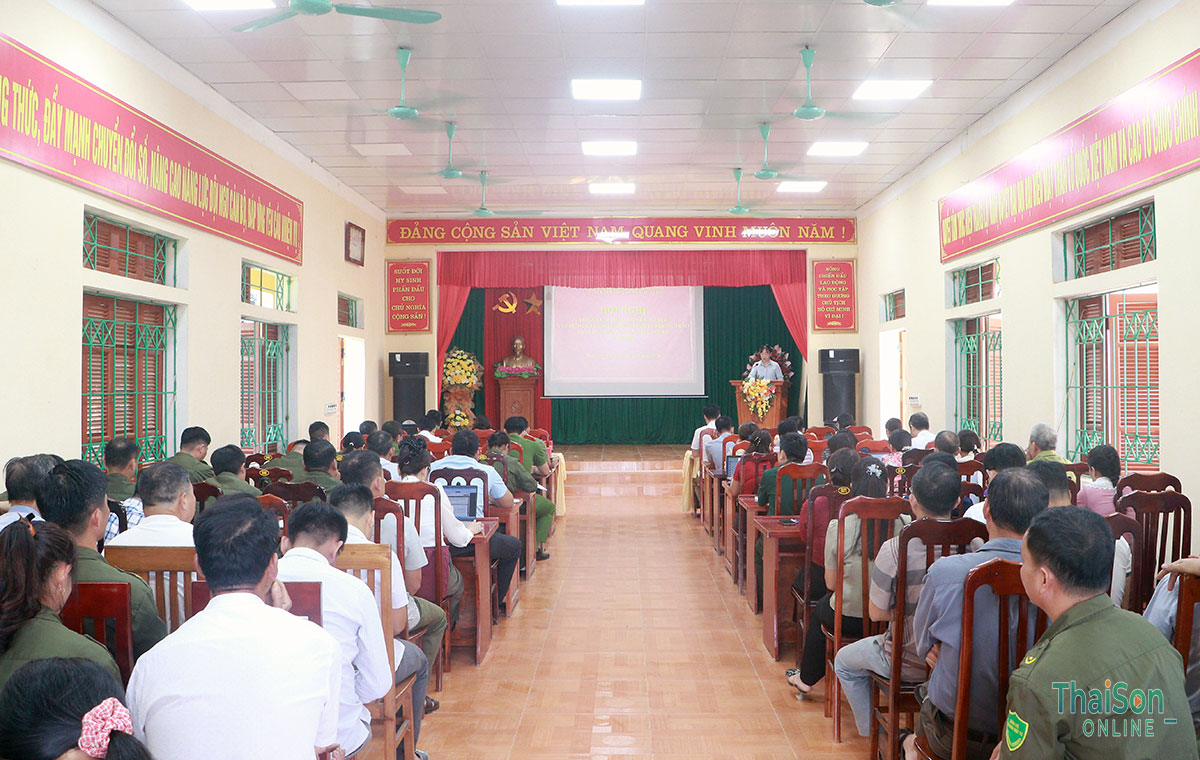 Xã Thái Sơn quyết tâm xây dựng xã điển hình về phong trào toàn dân bảo vệ an ninh Tổ quốc năm 2026