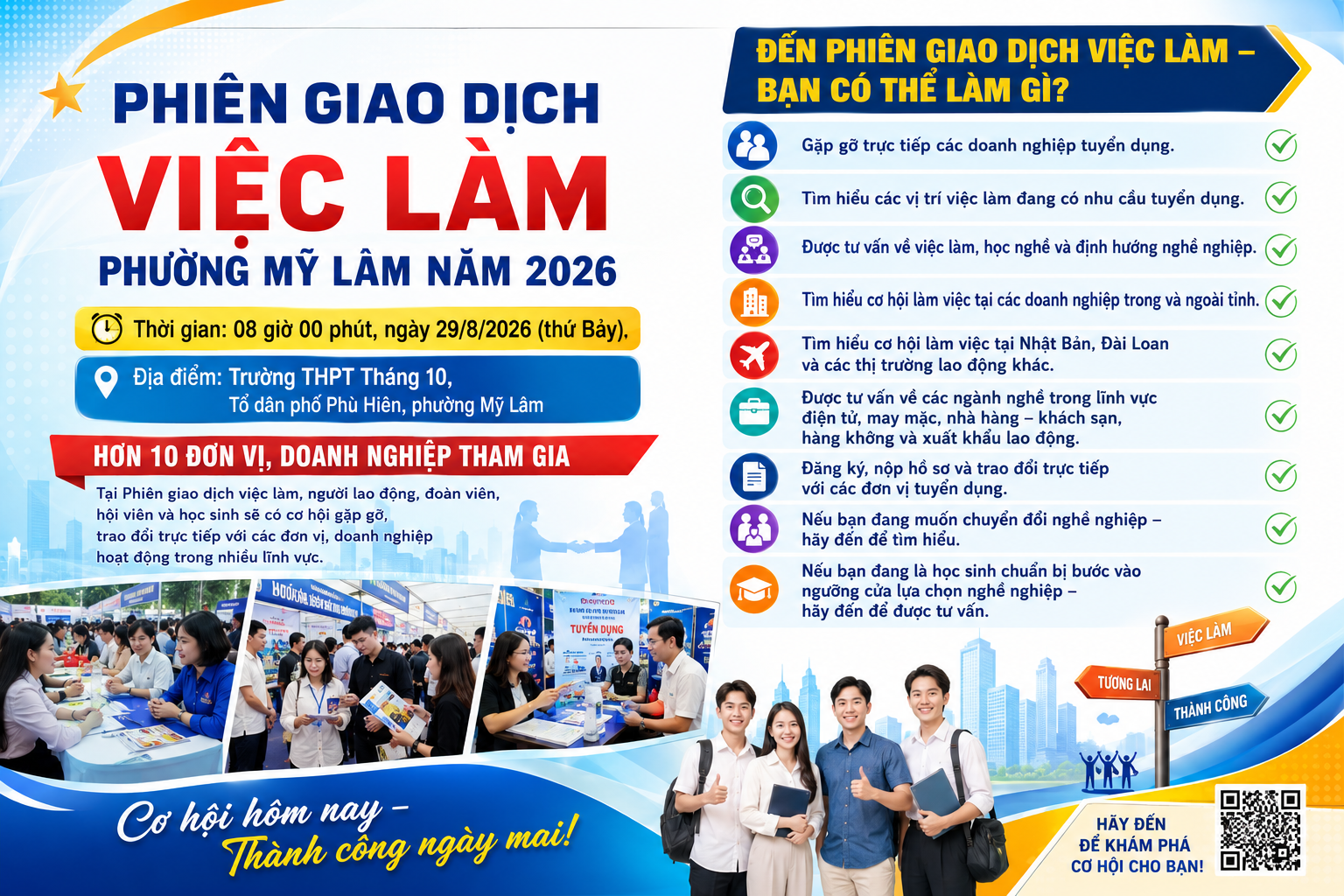 Phường Mỹ Lâm: Tạo cơ hội việc làm, mở hướng sinh kế bền vững cho người dân