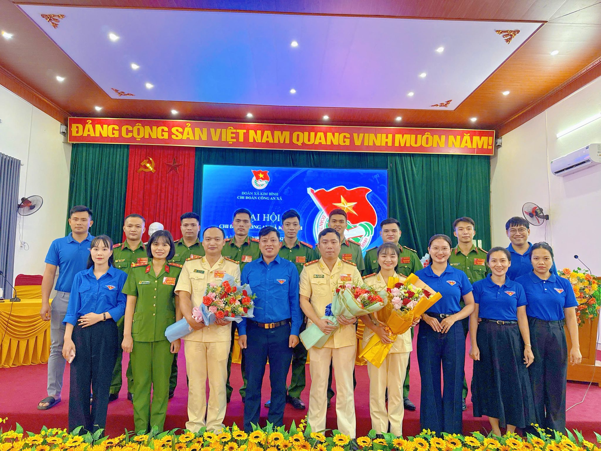 ĐẠI HỘI CHI ĐOÀN CÔNG AN XÃ KIM BÌNH LẦN THỨ I, NHIỆM KỲ 2025 - 2027