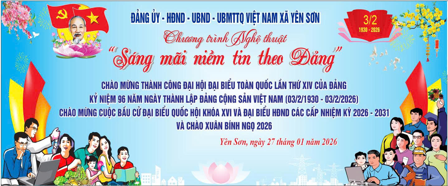Chương trình nghệ thuật “Sáng mãi niềm tin theo Đảng” sắp diễn ra tại Quảng trường Yên Sơn