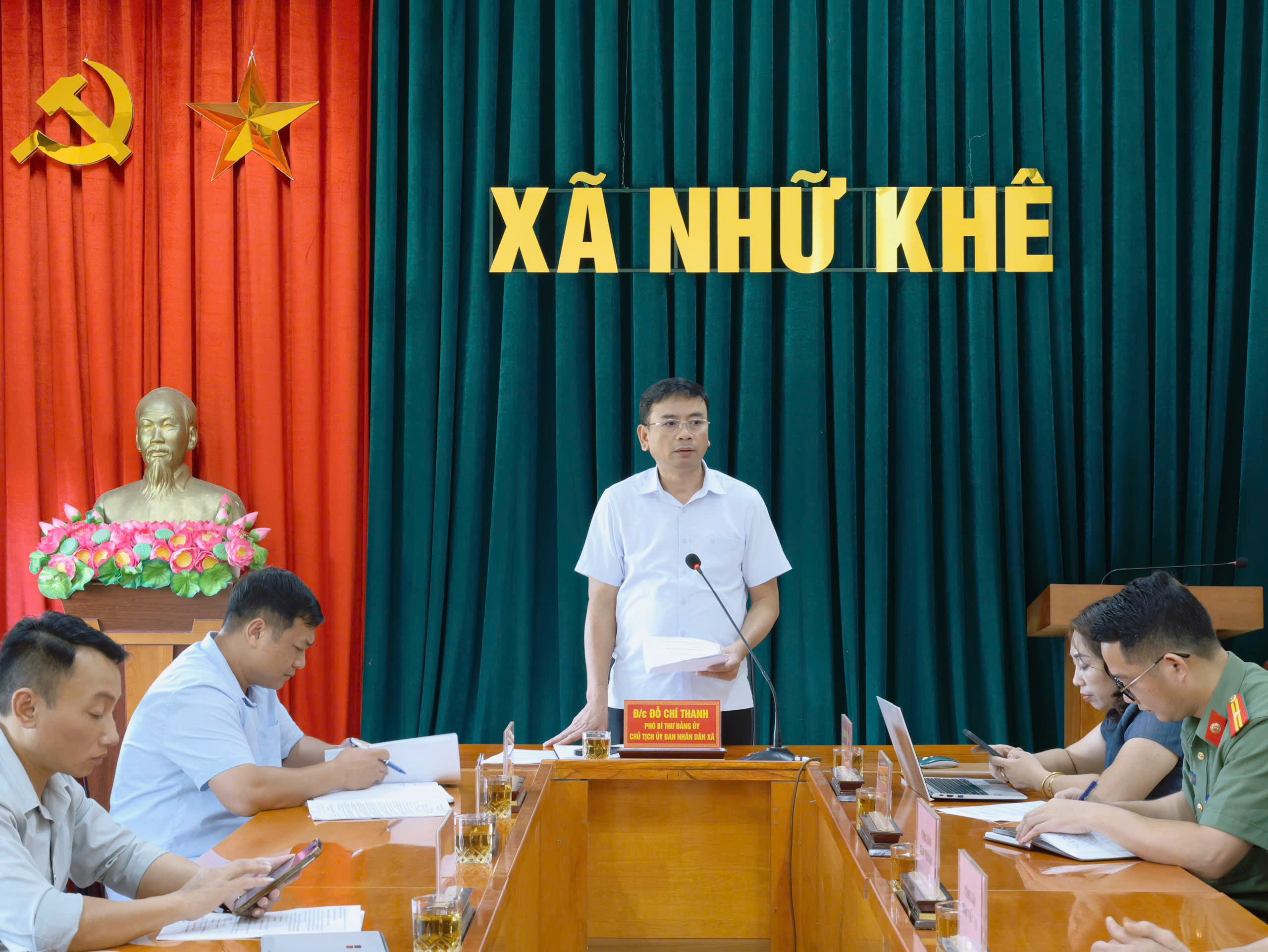 Chủ tịch UBND xã Nhữ Khê tiếp công dân định kỳ tháng 8 năm 2026