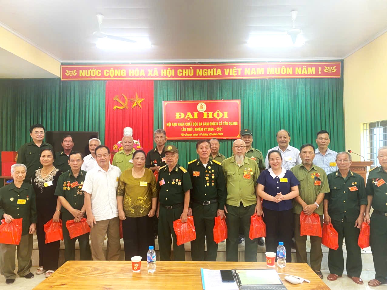 Hội nạn nhân chất độc Dacam/dioxin Tân Quang Đại hội lần thứ nhất, nhiệm kỳ 2026-2031