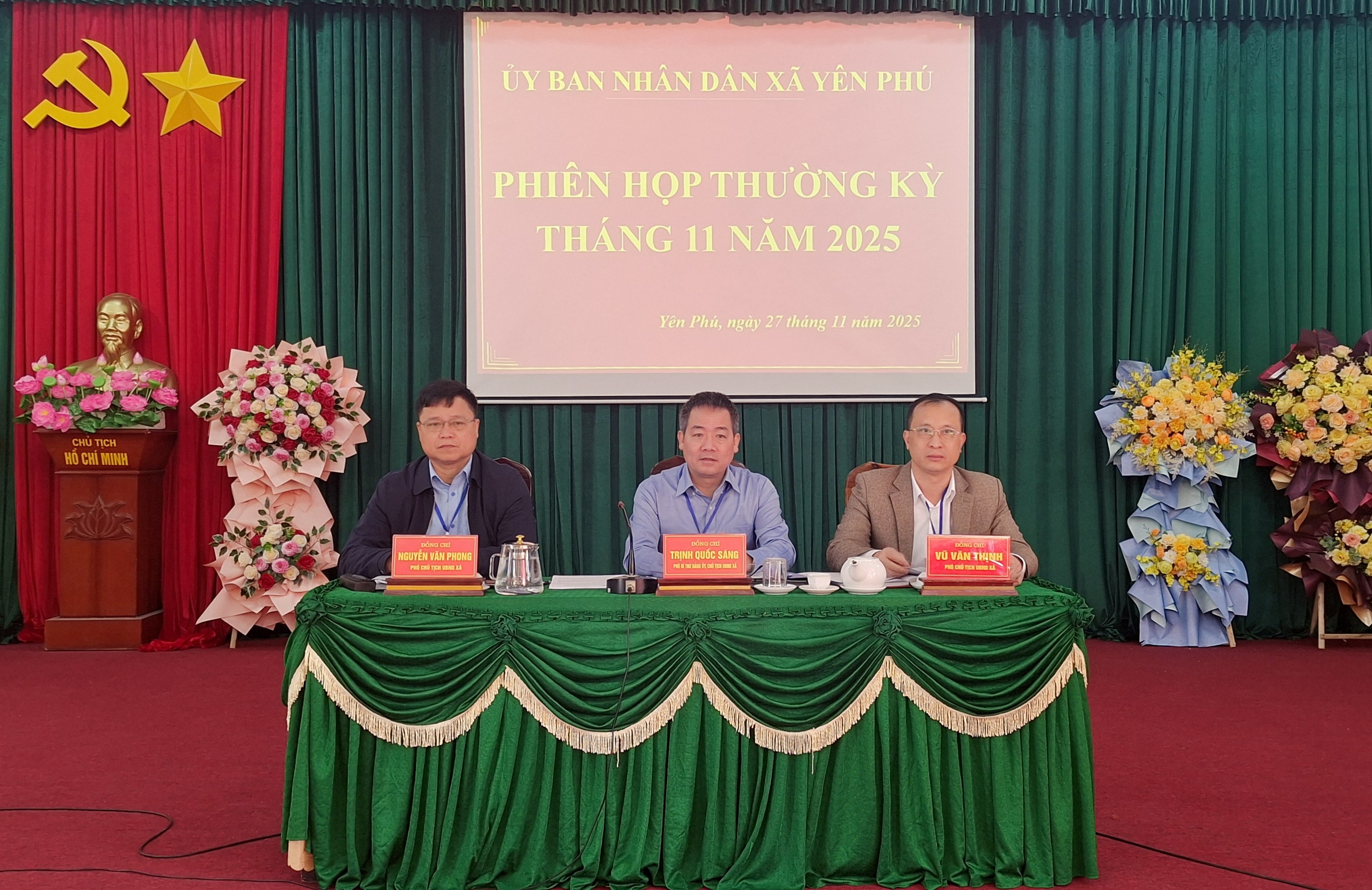 ỦY BAN NHÂN DÂN XÃ YÊN PHÚ, TỈNH TUYÊN QUANG TỔ CHỨC PHIÊN HỌP THƯỜNG KỲ THÁNG 11 NĂM 2025