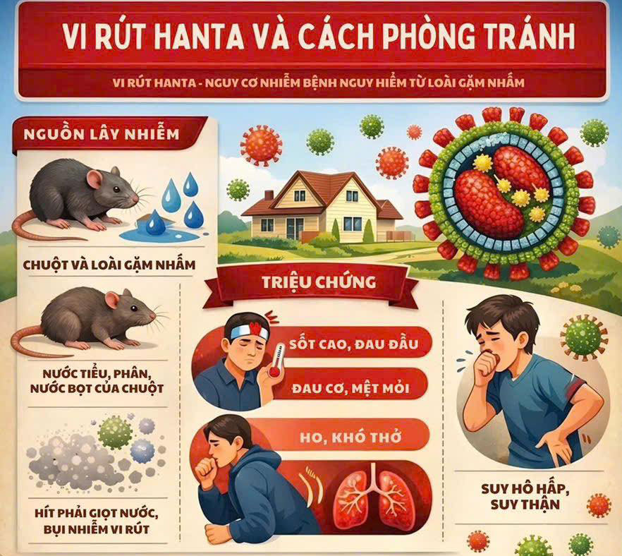 Tăng cường phòng bệnh do virut Hanta 