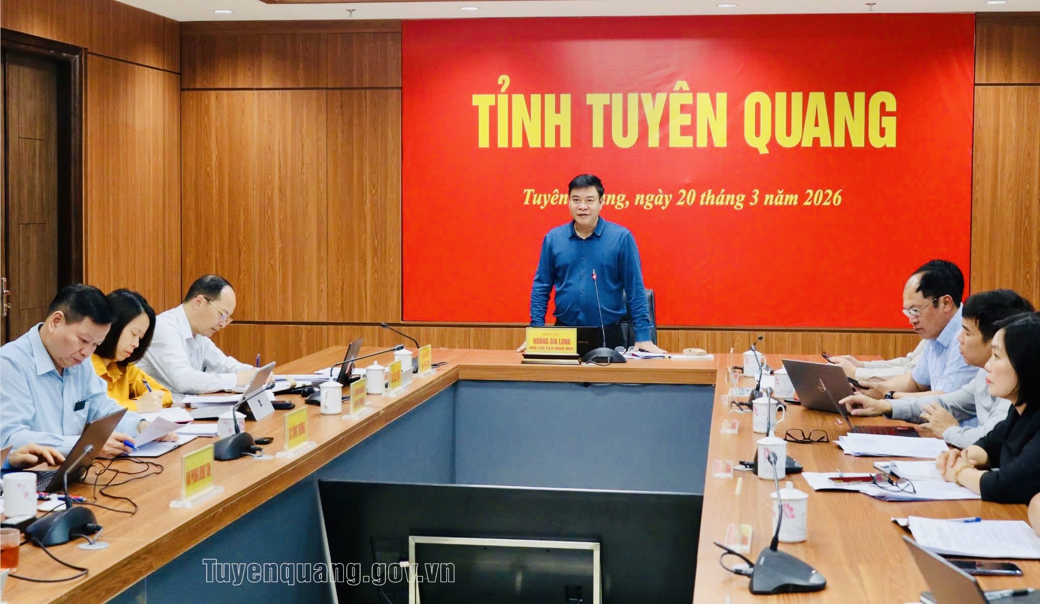 Phó Chủ tịch UBND tỉnh Hoàng Gia Long làm việc với 13 xã cụm V về định hướng phát triển kinh tế - xã hội 5 năm 2026 -2030