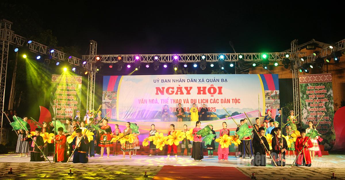 Sôi nổi Ngày hội Văn hóa, thể thao và du lịch các dân tộc xã Quản Bạ