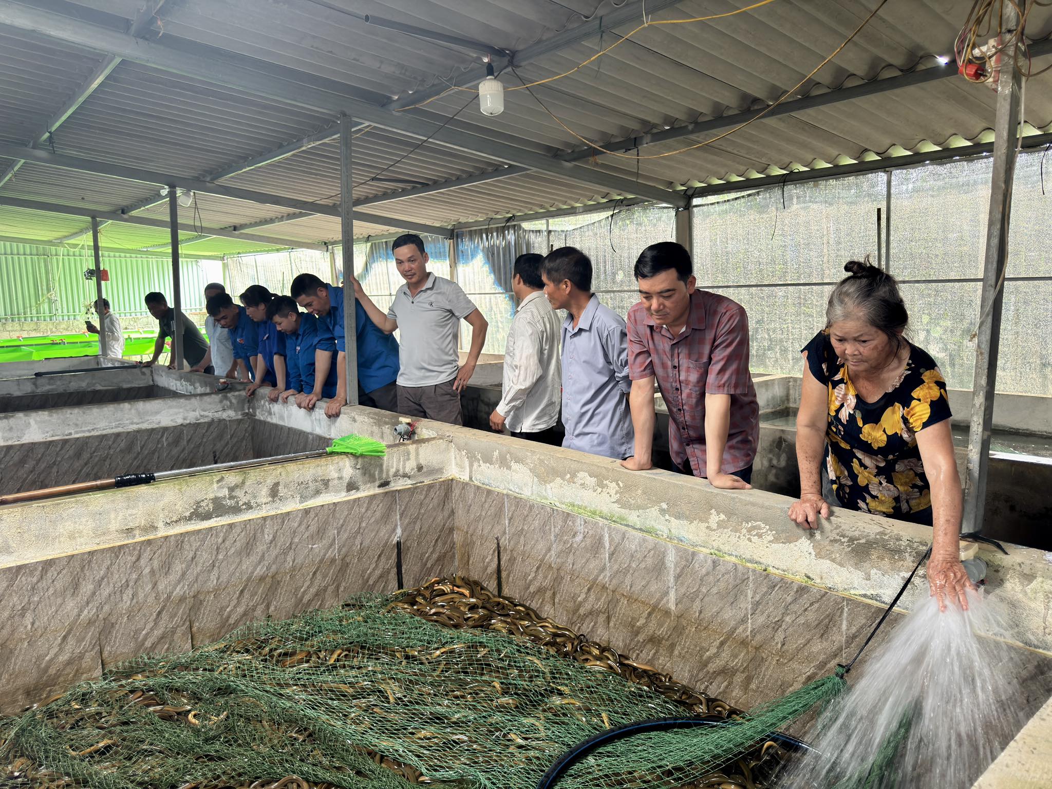 Hội Nông dân xã Yên Nguyên tổ chức cho cán bộ, hội viên tham quan, học tập kinh nghiệm mô hình phát triển kinh tế trên địa bàn