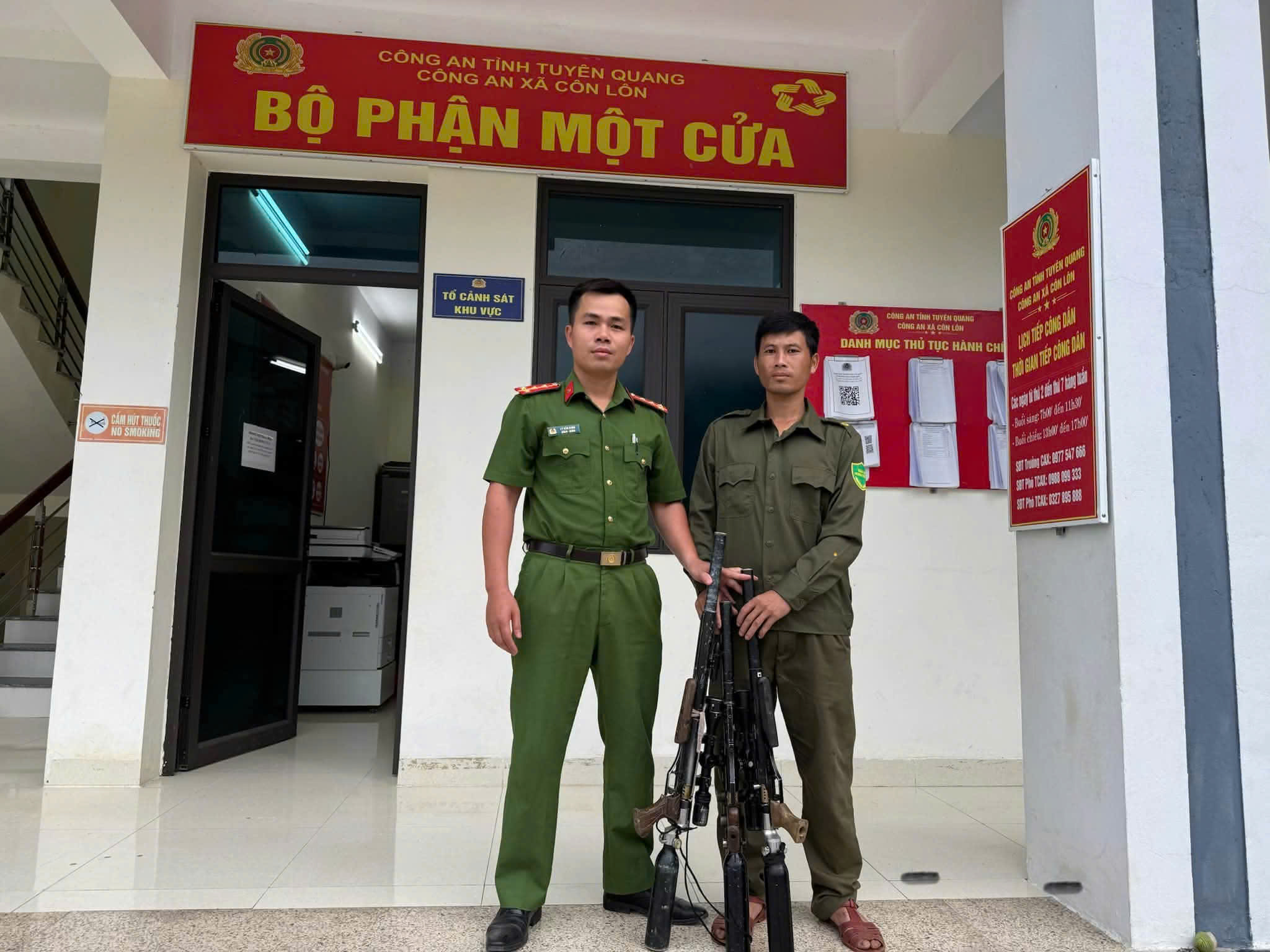 SỨC LAN TỎA TỪ ĐỢT CAO ĐIỂM VẬN ĐỘNG THU HỒI VŨ KHÍ, VẬT LIỆU NỔ, CÔNG CỤ HỖ TRỢ VÀ PHÁO TẠI XÃ CÔN LÔN