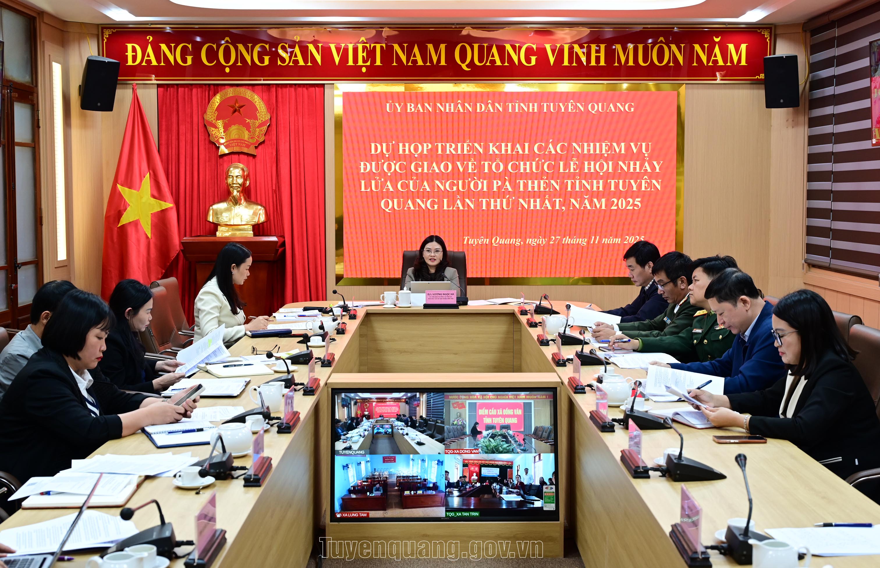 Triển khai nhiệm vụ tổ chức Lễ hội Nhảy lửa của người Pà Thẻn tỉnh Tuyên Quang lần thứ nhất năm 2025