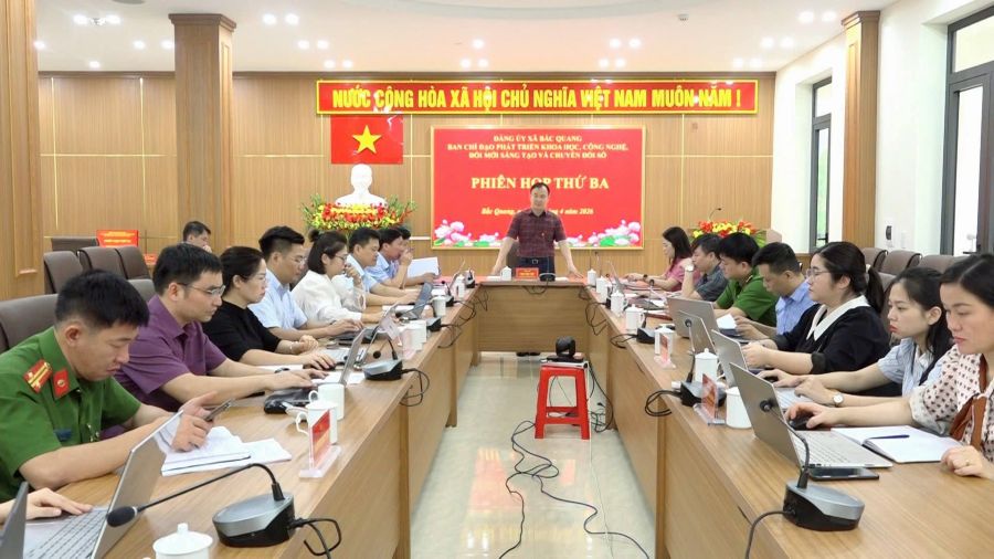 Ban Chỉ đạo phát triển khoa học, công nghệ, đổi mới sáng tạo và chuyển đổi số quý I