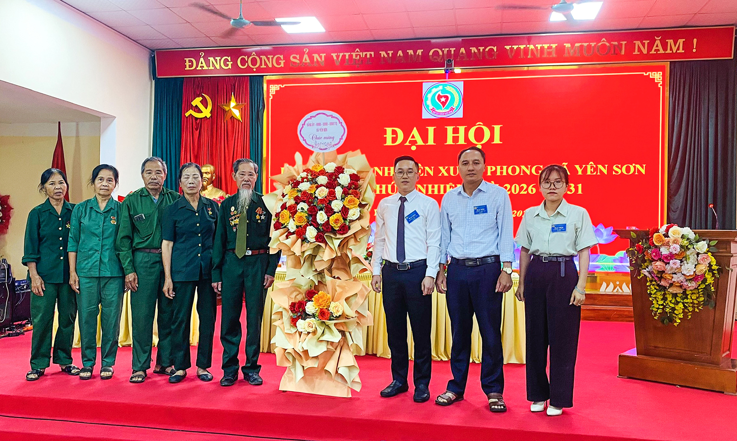 Đại hội đại biểu Hội Cựu Thanh niên xung phong xã Yên Sơn lần thứ I, nhiệm kỳ 2026-2031