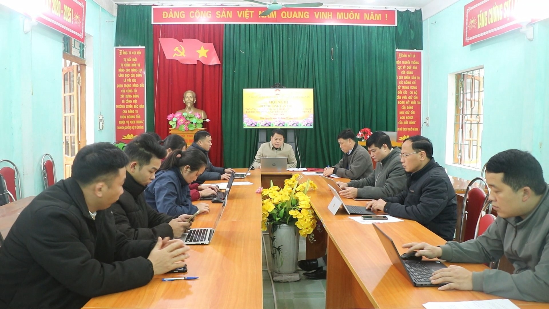 Ủy ban MTTQ xã Tiên Nguyên tổ chức Hội nghị Hiệp thương lần thứ hai