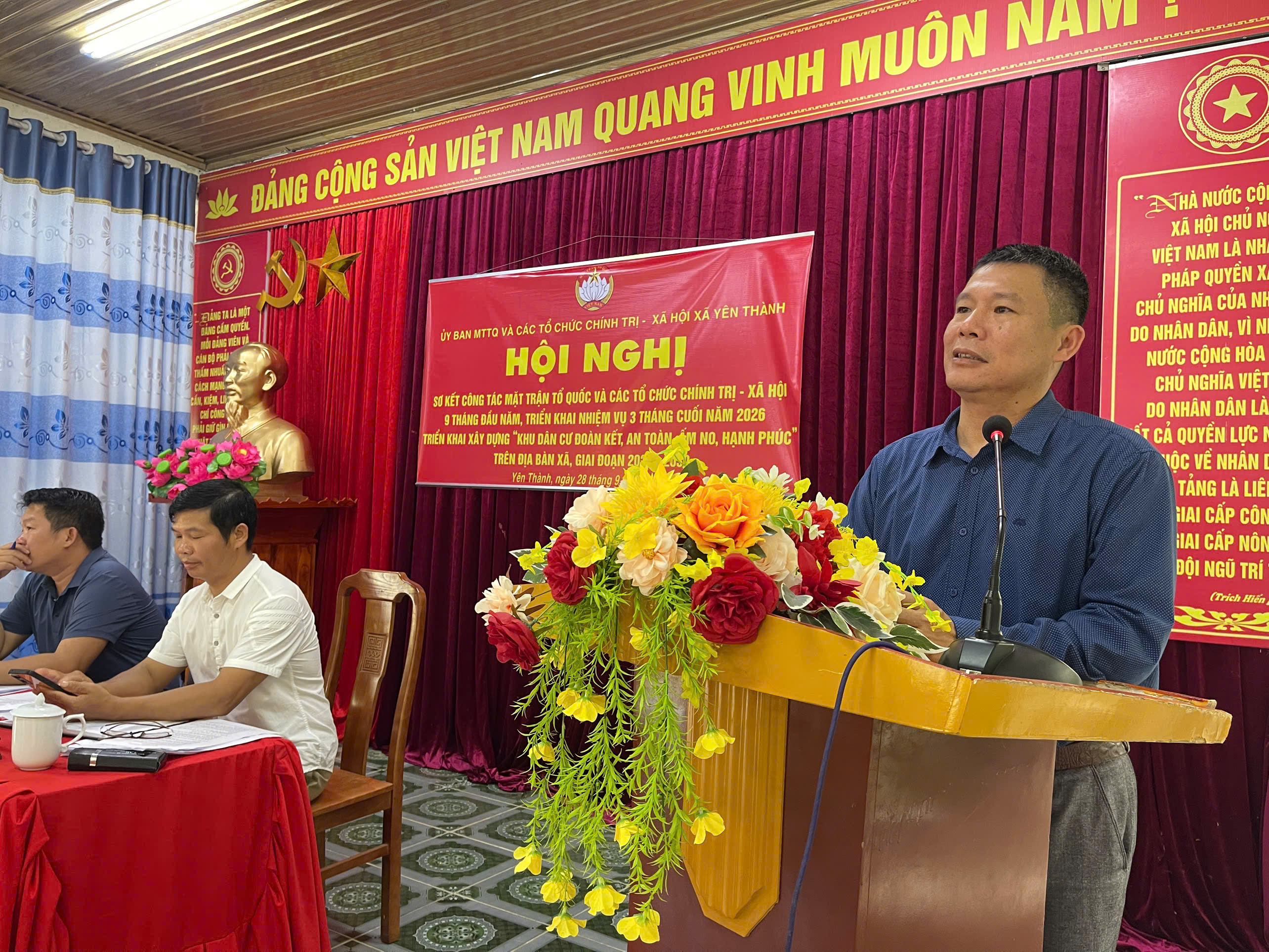 Hội nghị sơ kết công tác Mặt trận 9 tháng đầu năm 2026