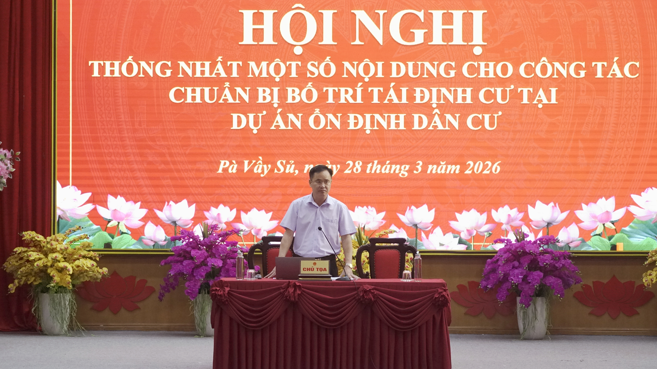 Hội nghị thống nhất một số nội dung cho công tác chuẩn bị bố trí tái định cư trên địa bàn xã