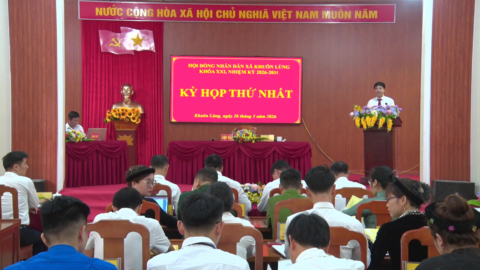 KỲ HỌP THỨ NHẤT HỘI ĐỒNG NHÂN DÂN XÃ KHUÔN LÙNG KHÓA XXI, NHIỆM KỲ 2026 – 2031
