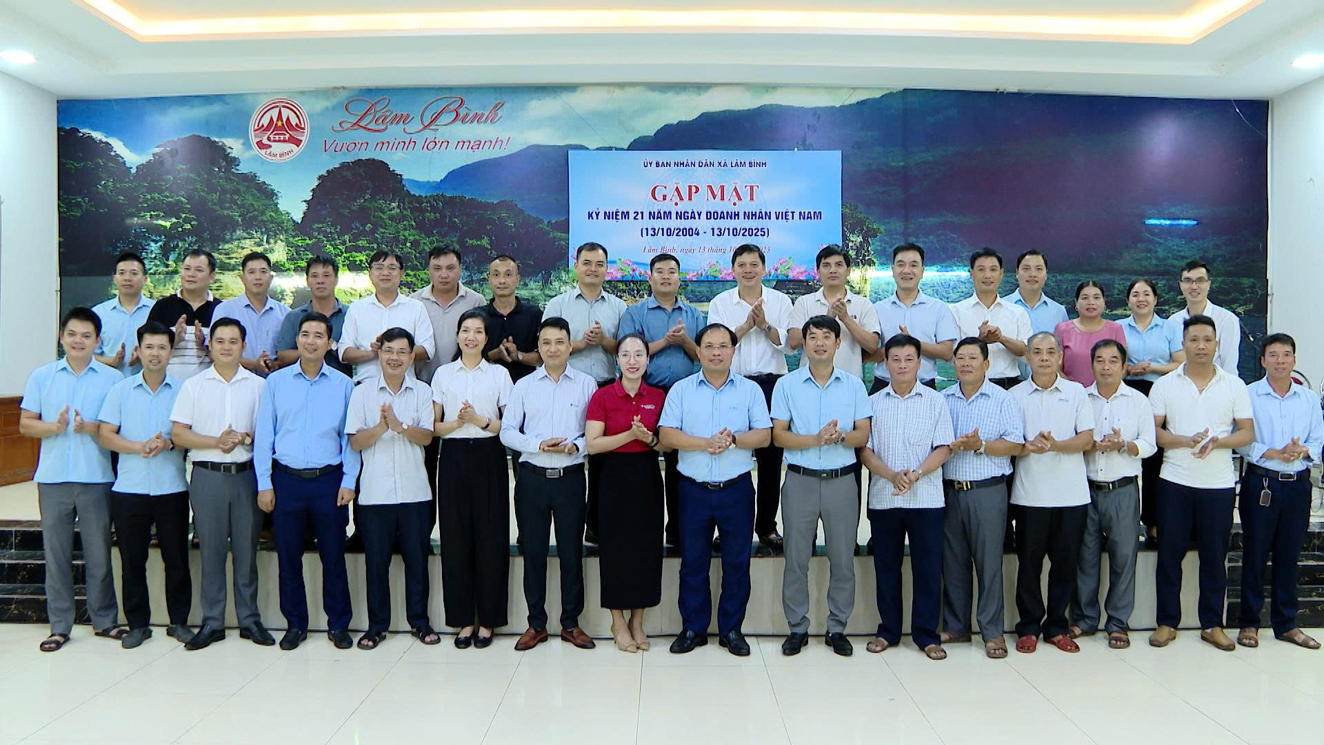Xã Lâm Bình tổ chức gặp mặt kỷ niệm 21 năm Ngày doanh nhân Việt Nam