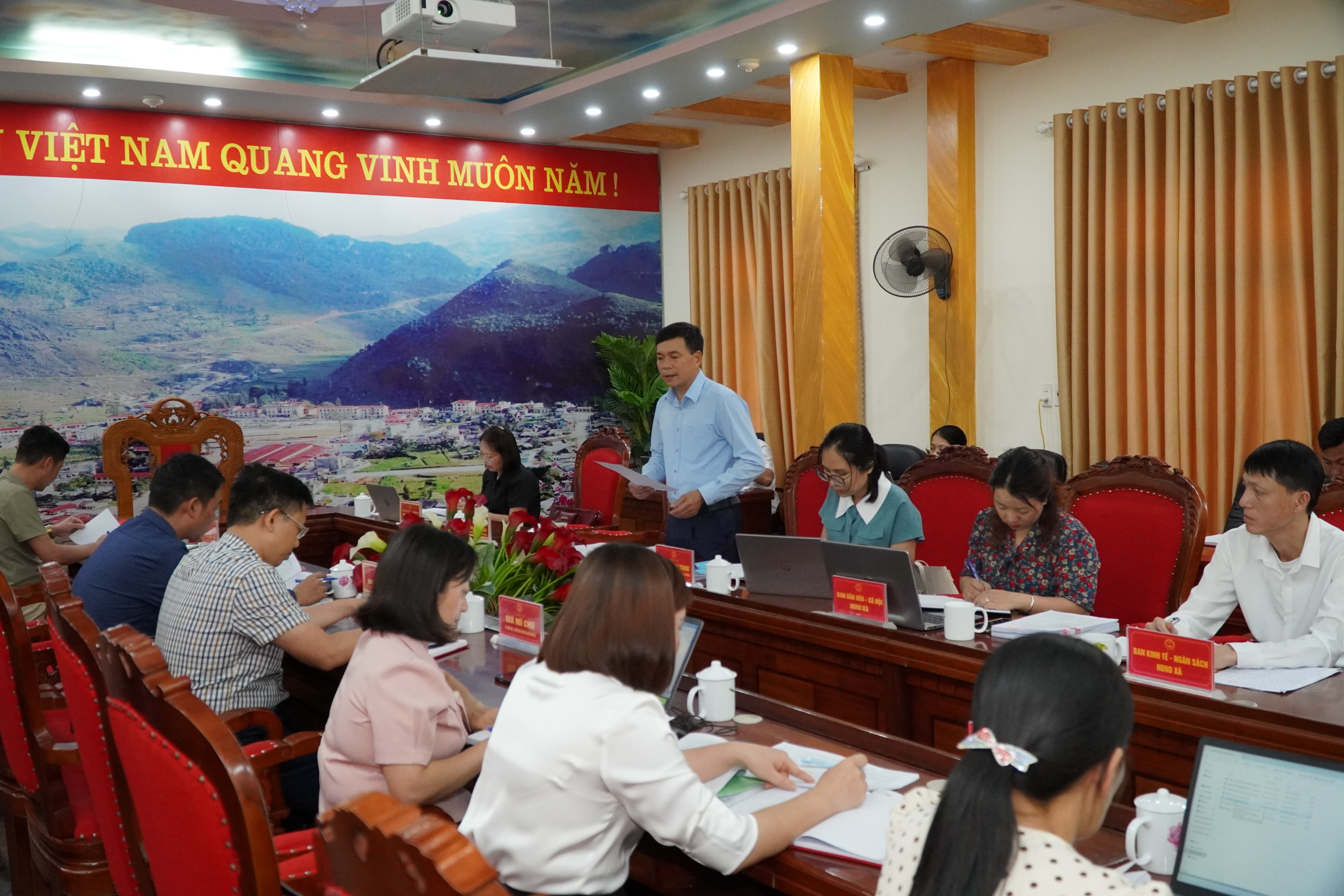 HĐND xã Mèo Vạc giám sát việc thực hiện Chương trình mục tiêu quốc gia giảm nghèo bền vững
