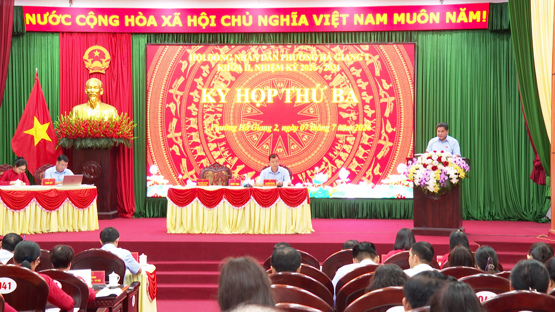 Kỳ họp thứ Ba, Hội đồng nhân dân phường Hà Giang 2