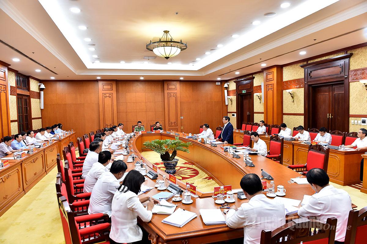 Bộ Chính trị duyệt nội dung Đại hội Đảng bộ tỉnh Tuyên Quang lần thứ I