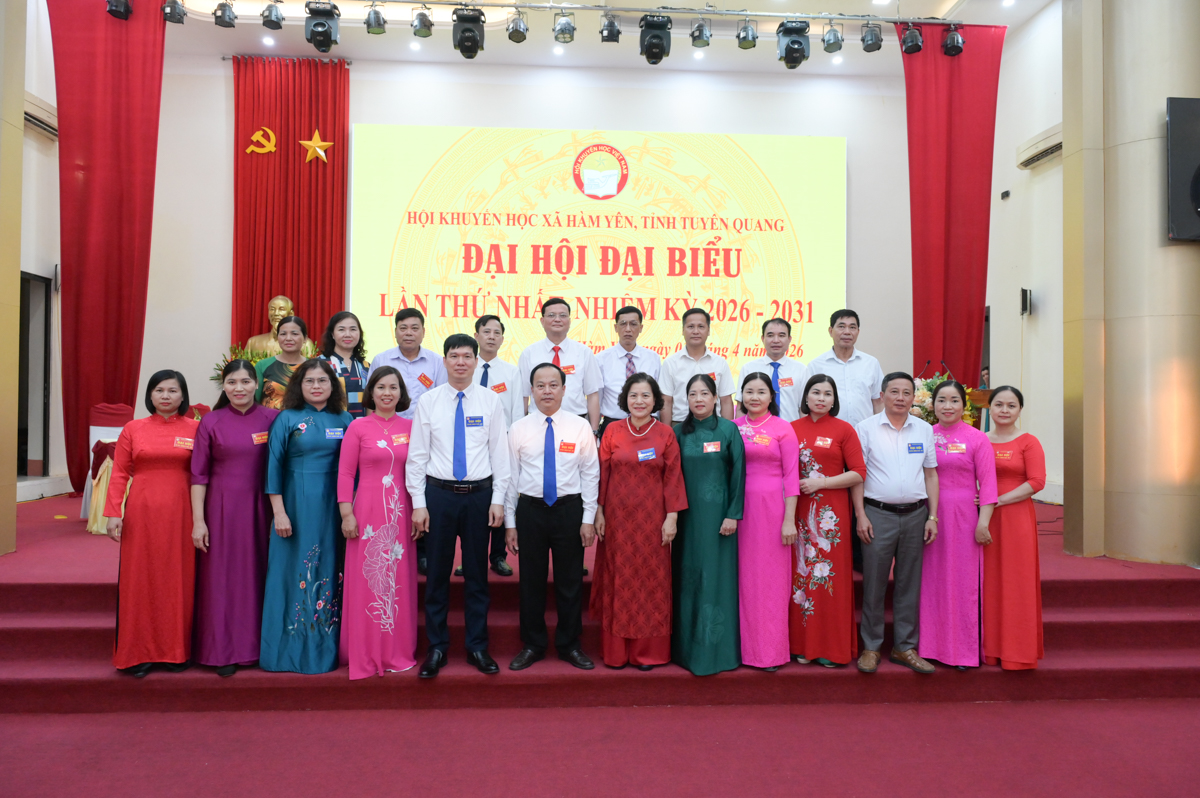 Đại hội Hội Khuyến học xã Hàm Yên lần thứ I, nhiệm kỳ 2026–2031 thành công tốt đẹp