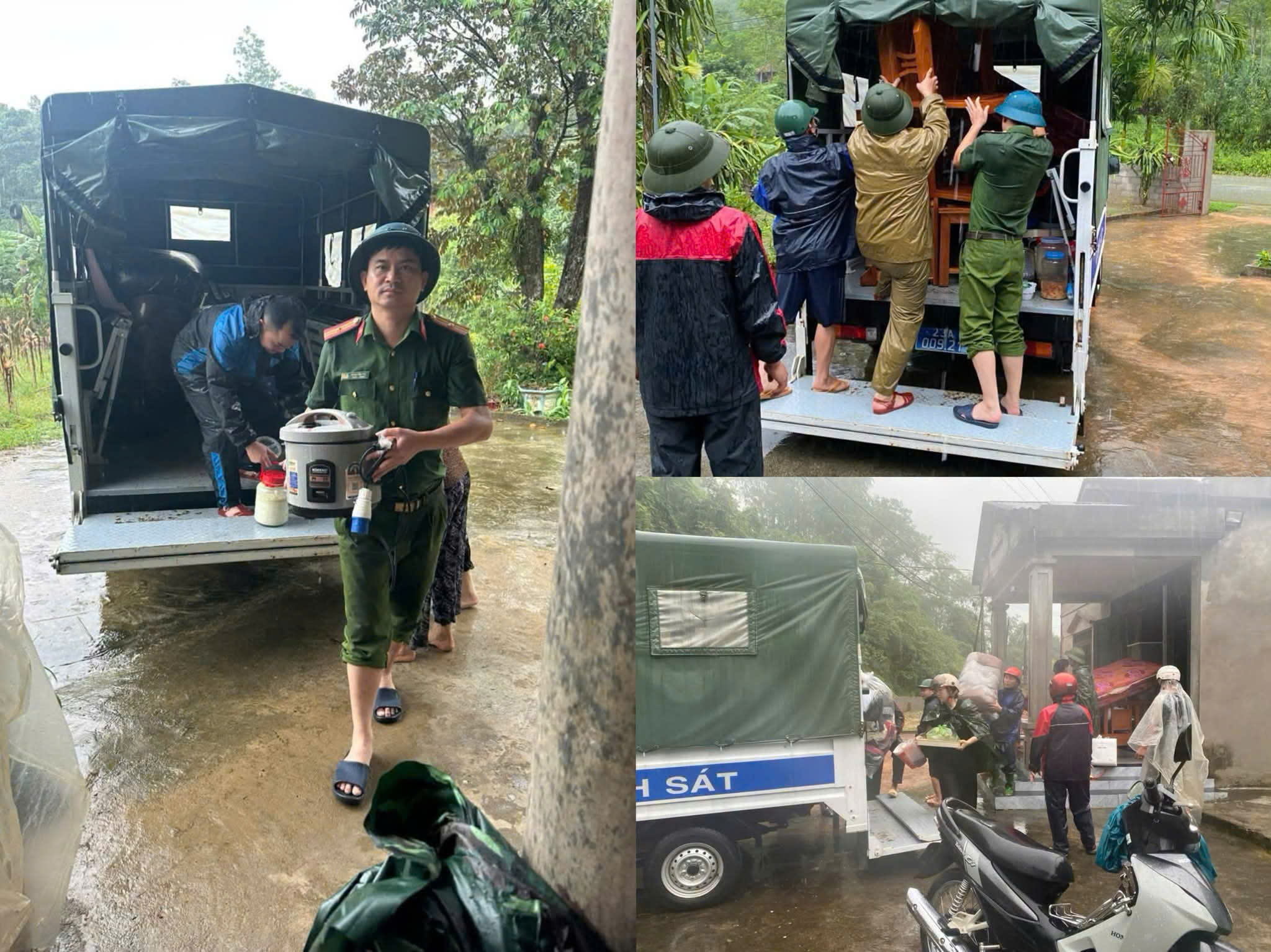TRONG MƯA LŨ, TÌNH QUÂN DÂN CÀNG THÊM GẮN BÓ