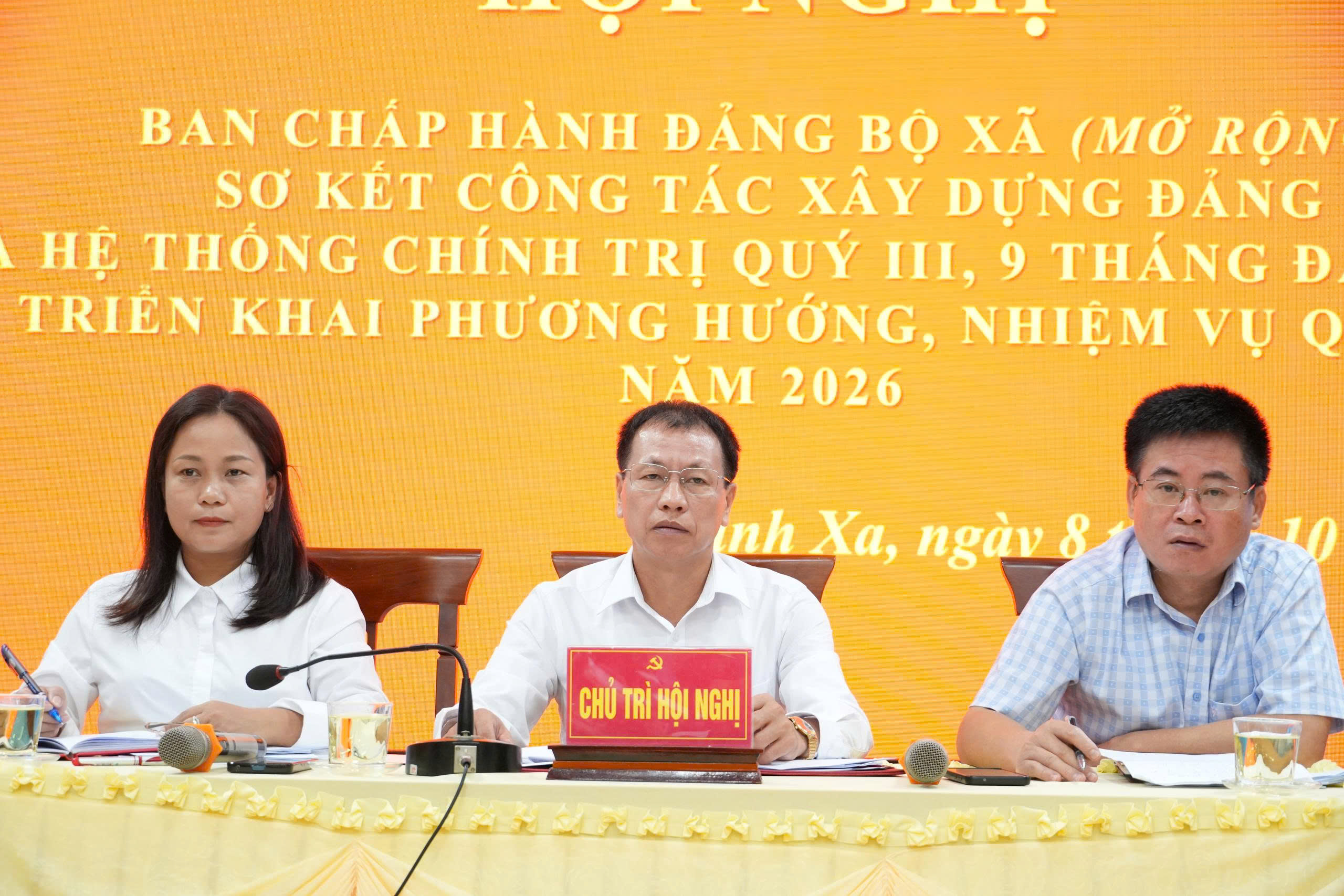 Hội nghị Ban Chấp hàng Đảng bộ xã mở rộng