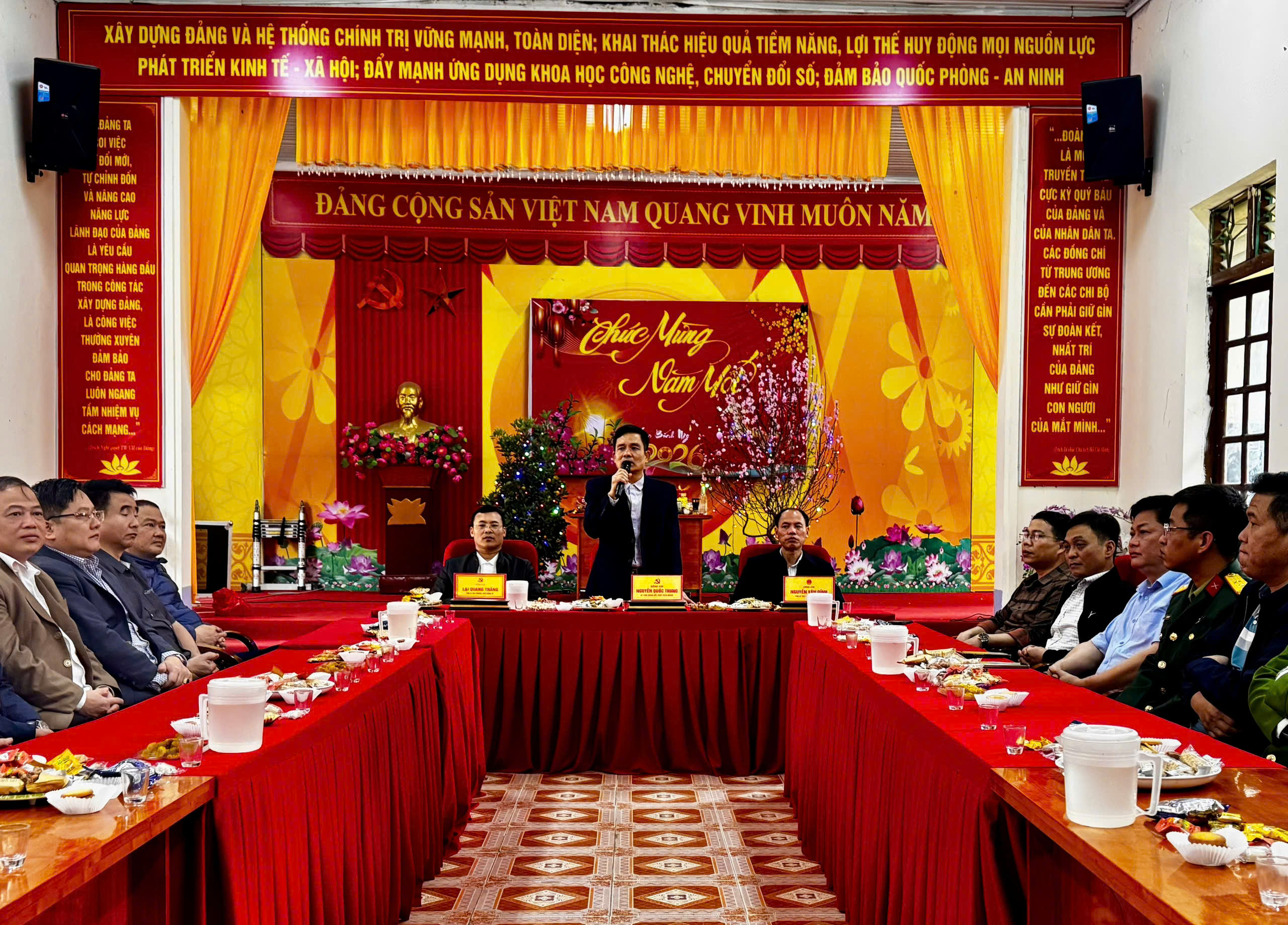 UBND xã Ngọc Long tổ chức gặp mặt đầu Xuân Bính Ngọ 2026